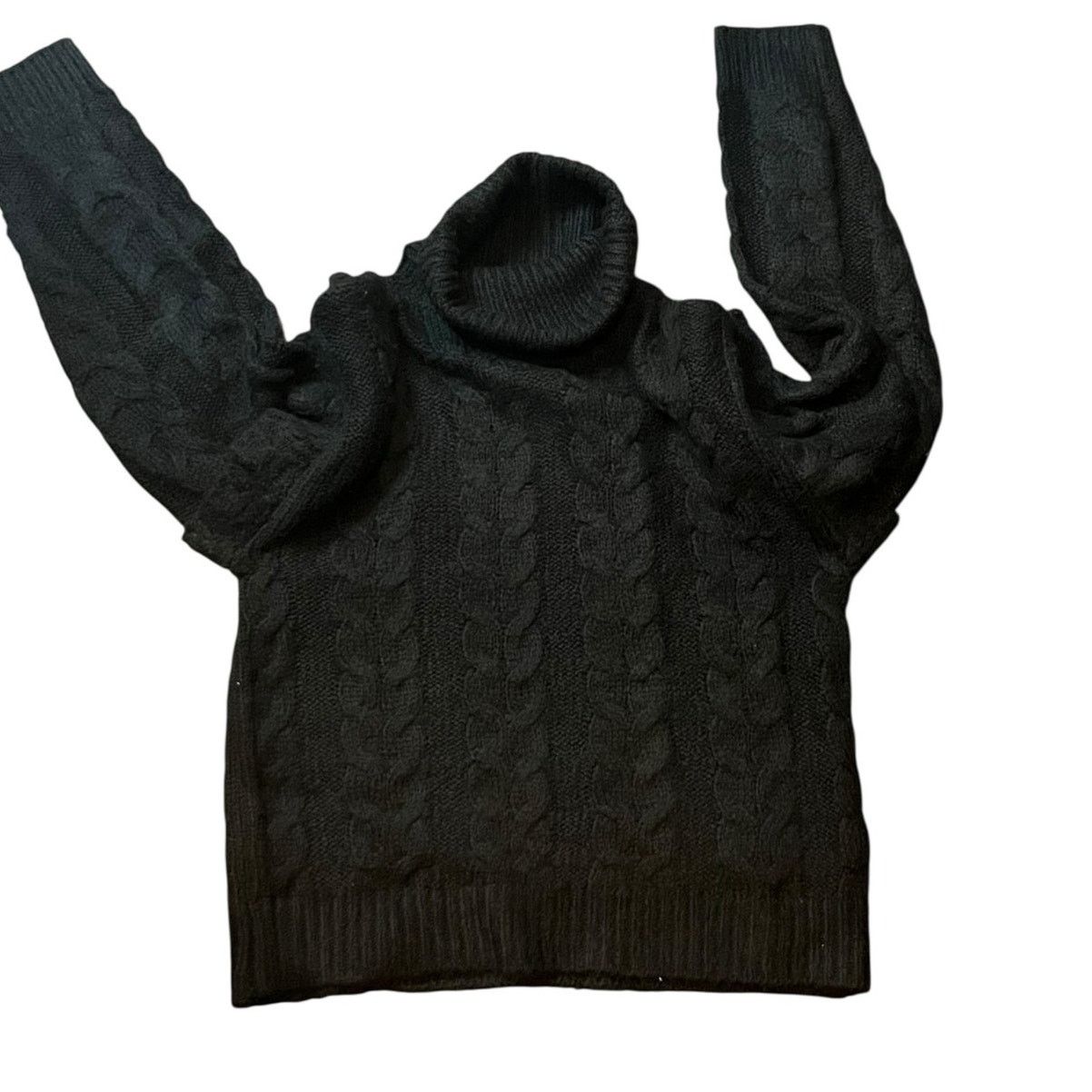 Joe's Joe’s The Adeline Turtleneck Wool Blend Sweater Black Small Size S / US 4 / IT 40 - 3 Thumbnail