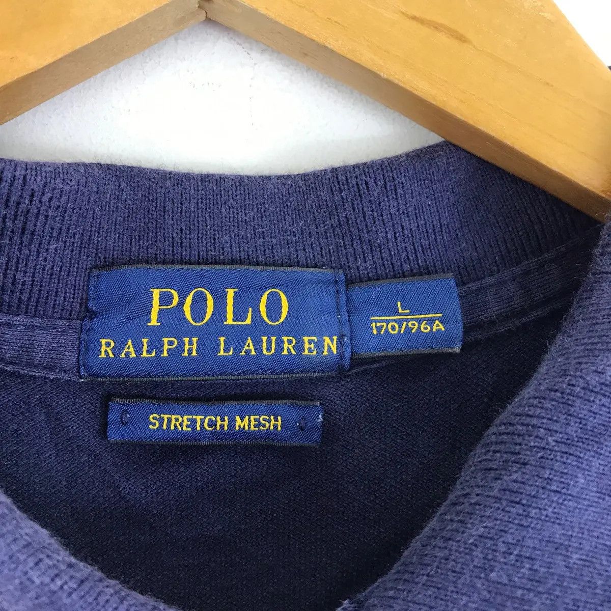 Polo Ralph Lauren Vtg POLO RALPH LAUREN Small Pony Blue Polo Tee Shirt Cotton Size L / US 10 / IT 46 - 8 Thumbnail