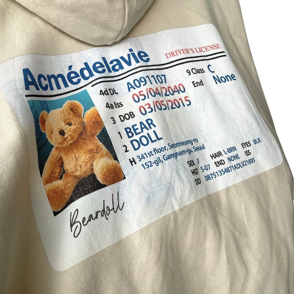 acme de la vie Acmé De La Vie ADLV Seoul Teddy’s Licensed Oversize Hoodie Size US L / EU 52-54 / 3 - 9 Thumbnail