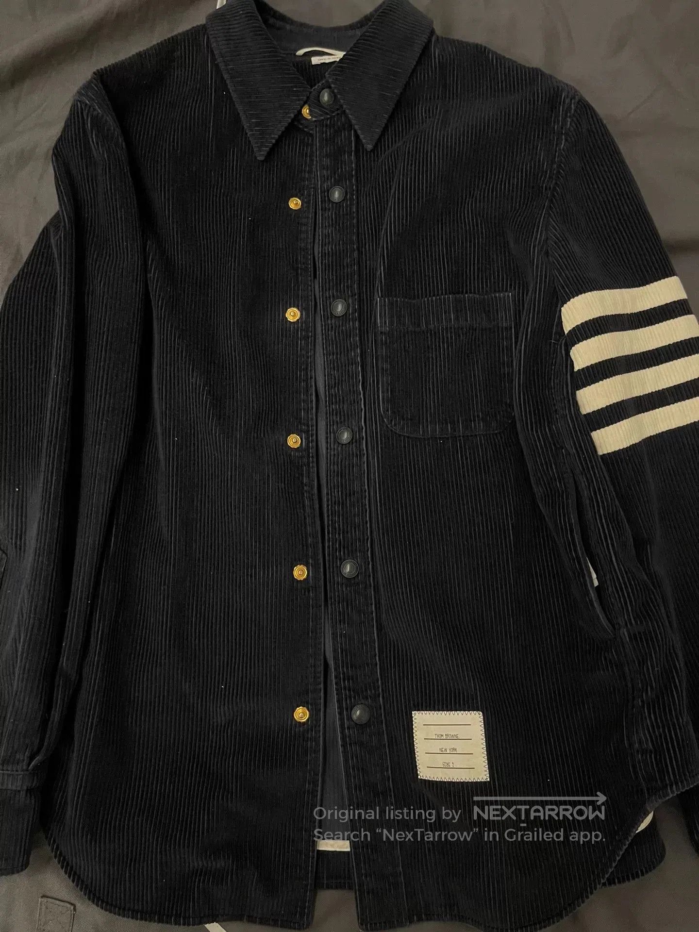 Thom Browne thom browne corduroy shirt jacket outerwear. Size US M / EU 48-50 / 2 - 1 Thumbnail