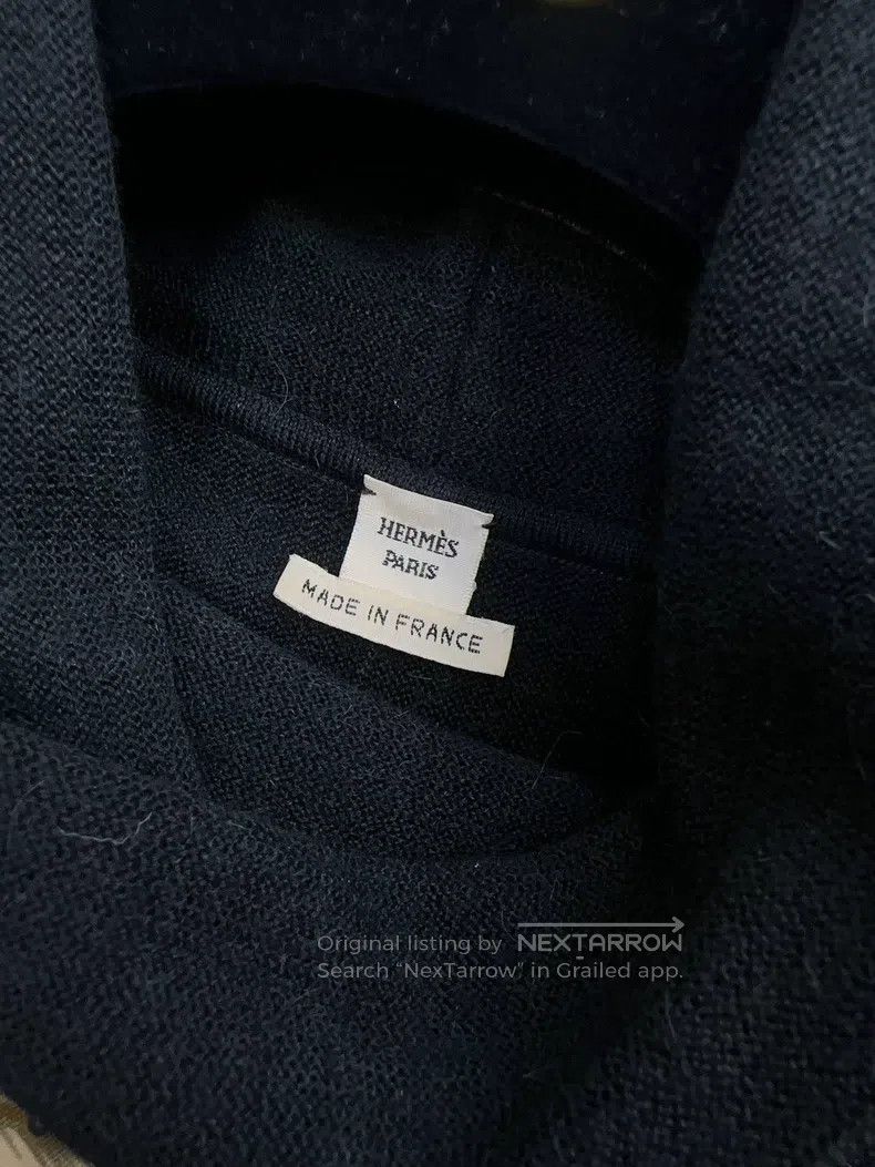 Hermes Hermes Black Knit Jacquard Silk Phoenix Pattern Long Sleev Size XS / US 0-2 / IT 36-38 - 4 Thumbnail