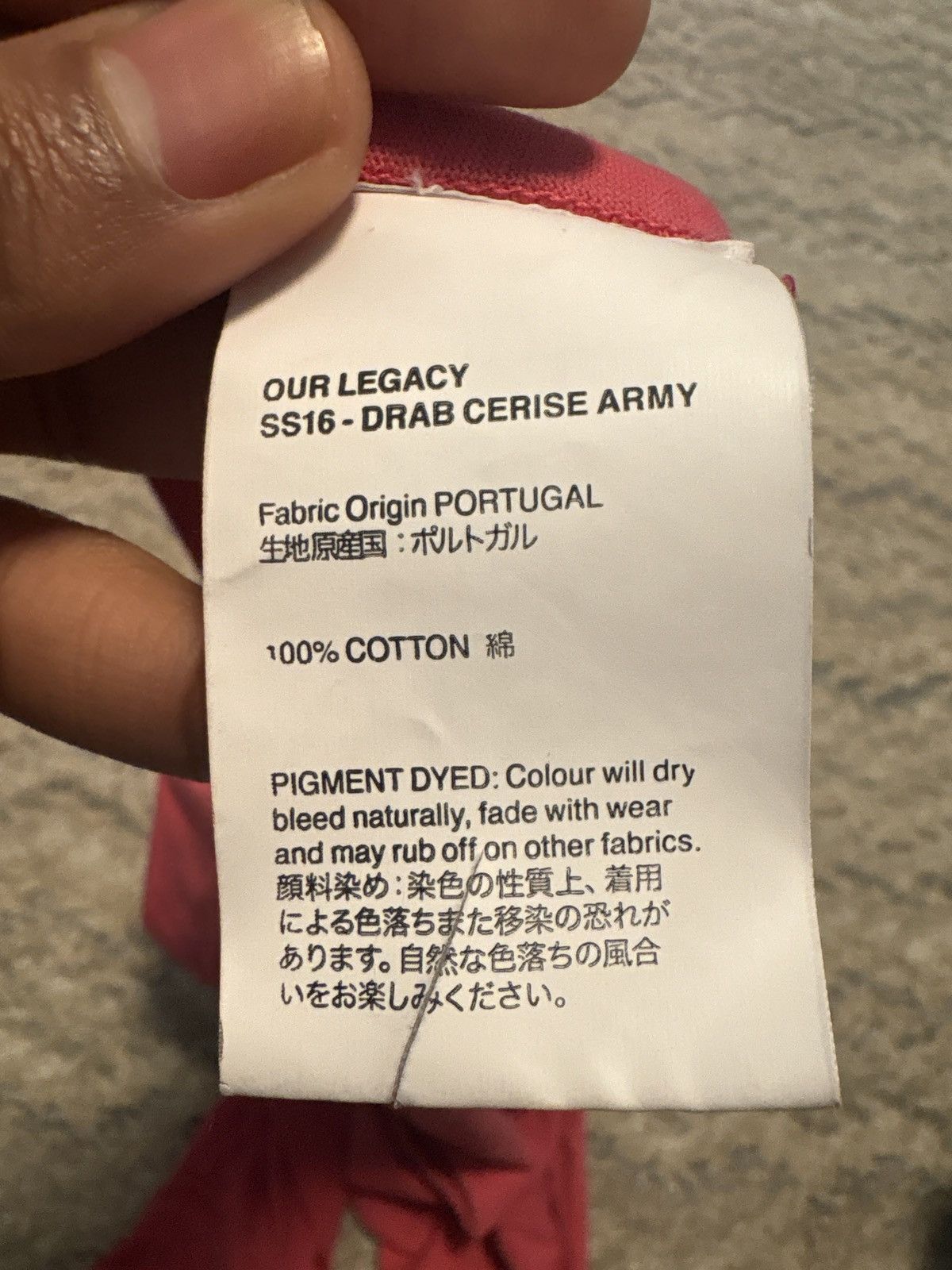 Our Legacy Vintage our legacy pink longsleeve Size US M / EU 48-50 / 2 - 5 Thumbnail