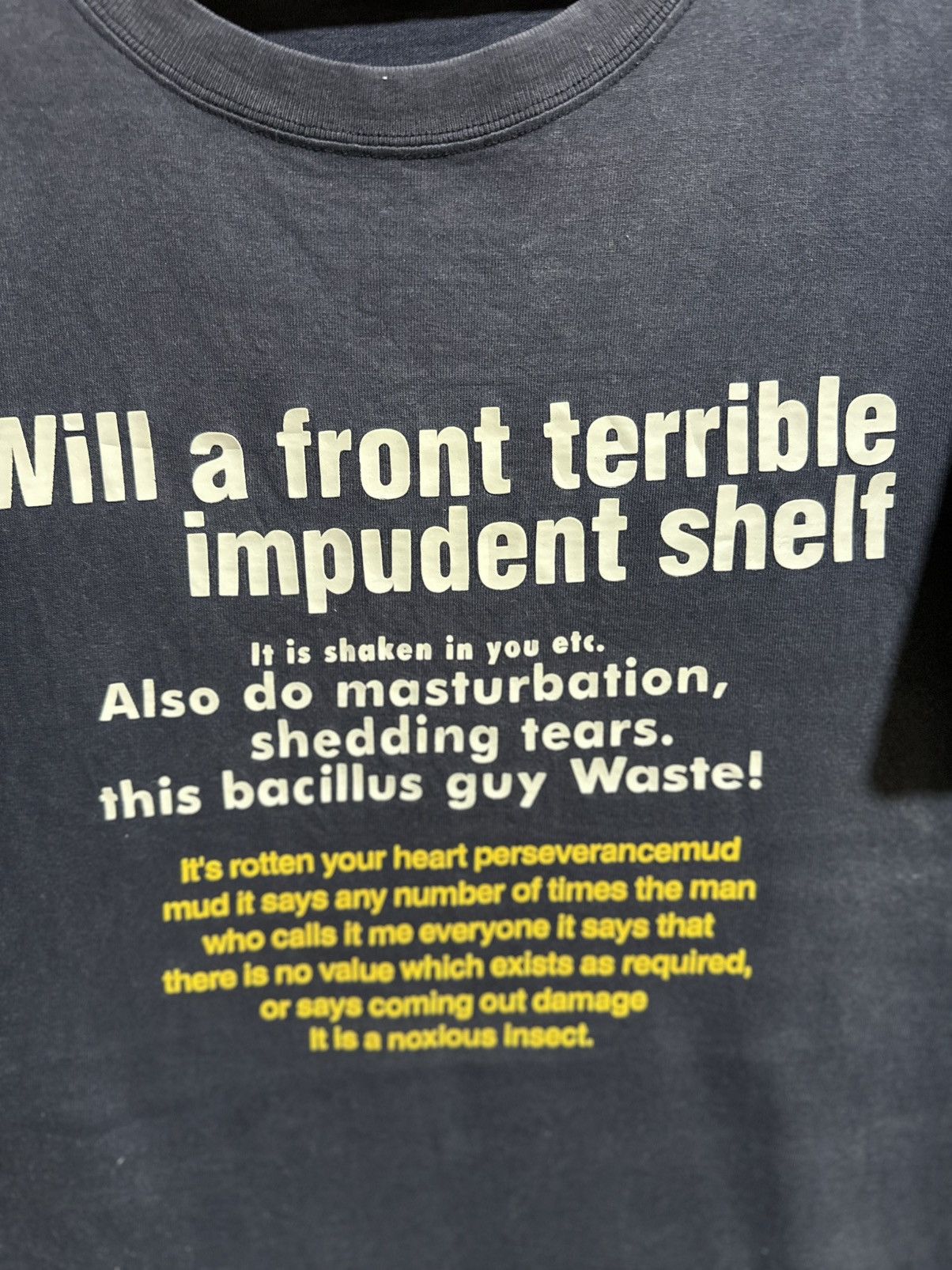 Sears Vintage Will a Front Terrible Impudent Shelf Faded Tee Size US L / EU 52-54 / 3 - 2 Thumbnail