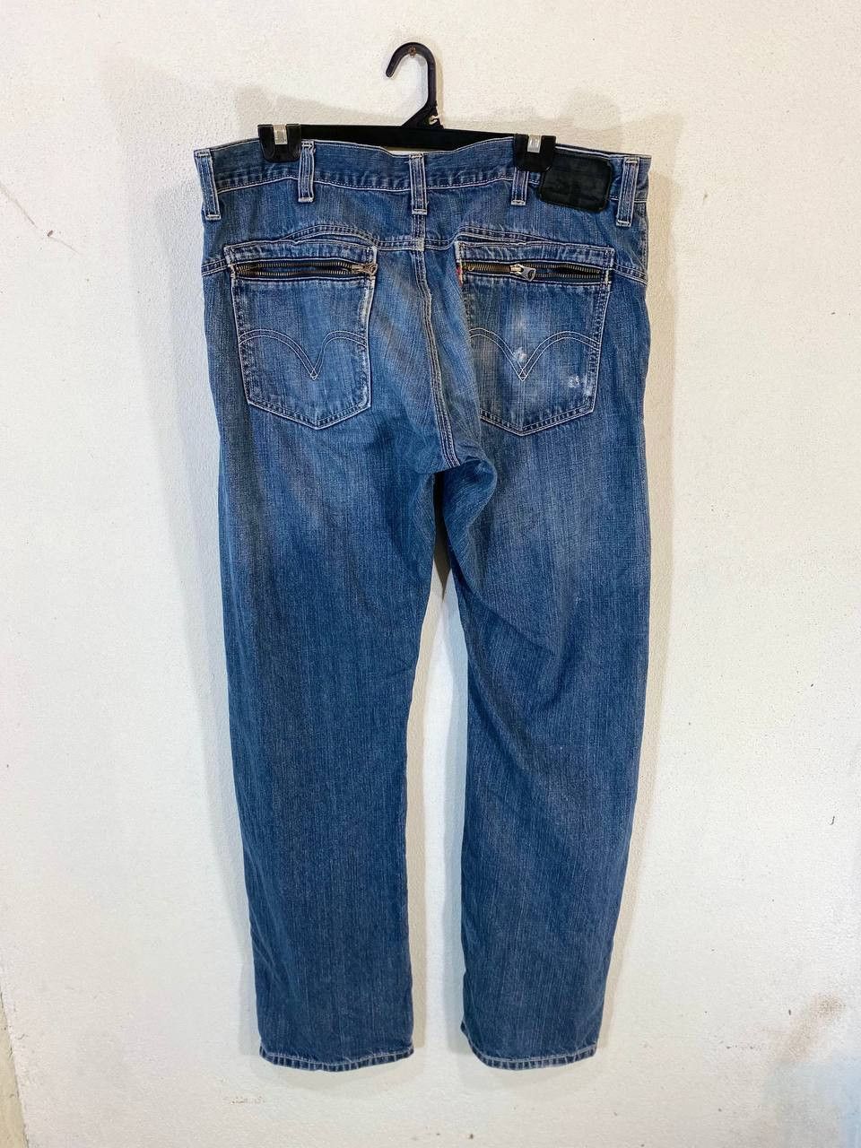 image of Vintage Levis 514 Distressed Denim Bondage Style, Men's (Size 41)