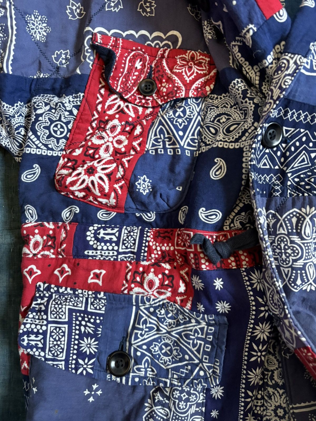 Kapital Kountry kapital bandana patchwork Ring coat Size US L / EU 52-54 / 3 - 15 Thumbnail