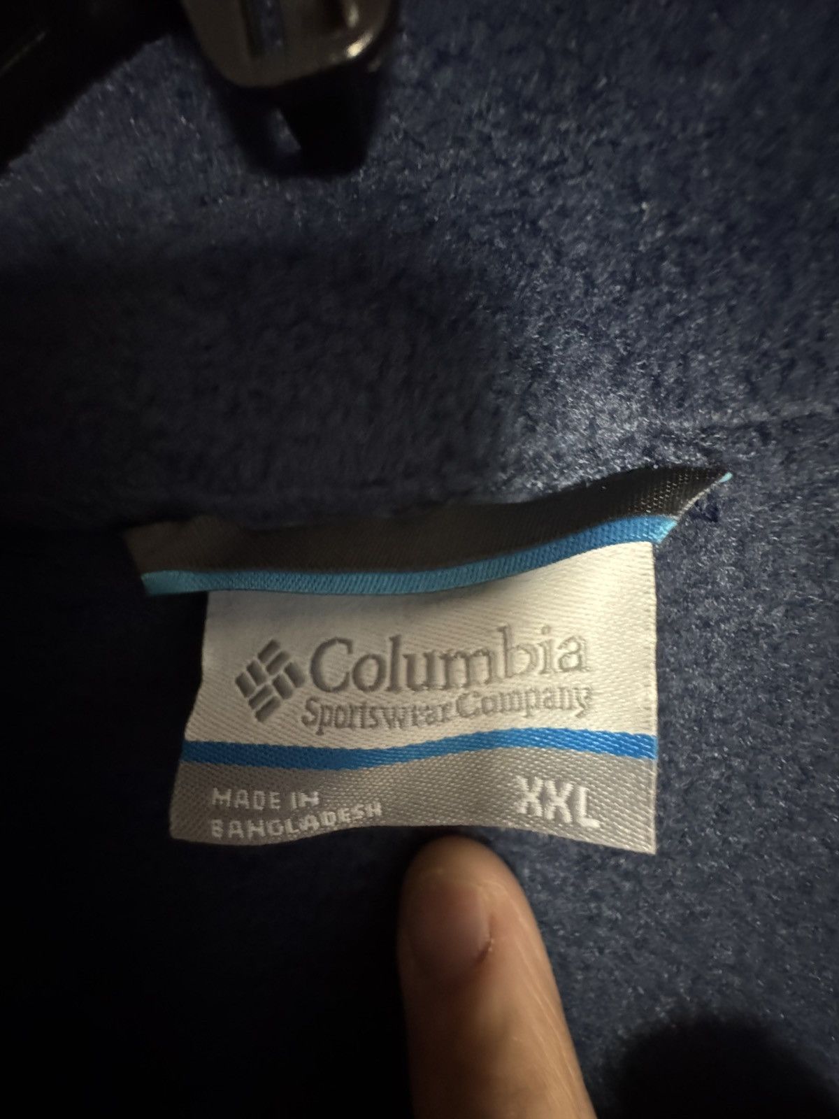 Columbia Navy Columbia 2XL Fleece Pullover Sweater Size US XXL / EU 58 / 5 - 5 Thumbnail