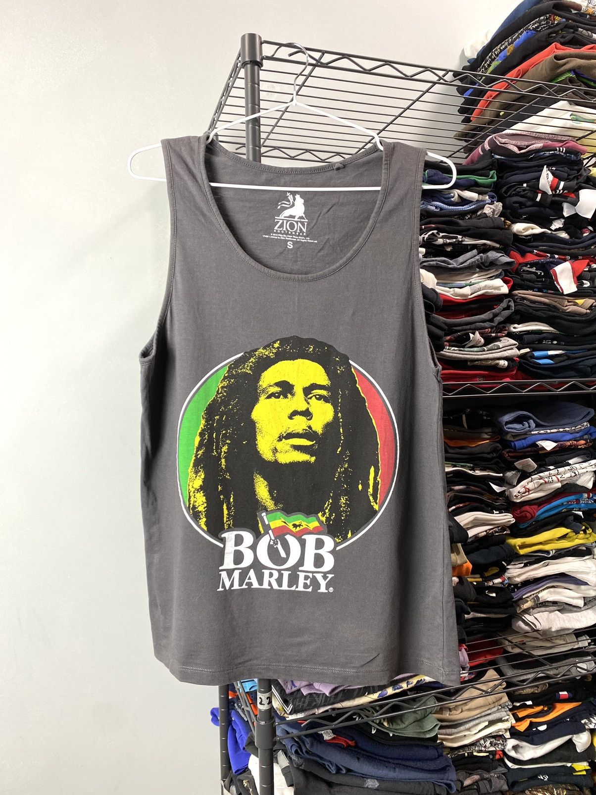 Bob Marley Vintage Style Bob Marley Big Print T Shirt Sleeveless Size US S / EU 44-46 / 1 - 1 Thumbnail