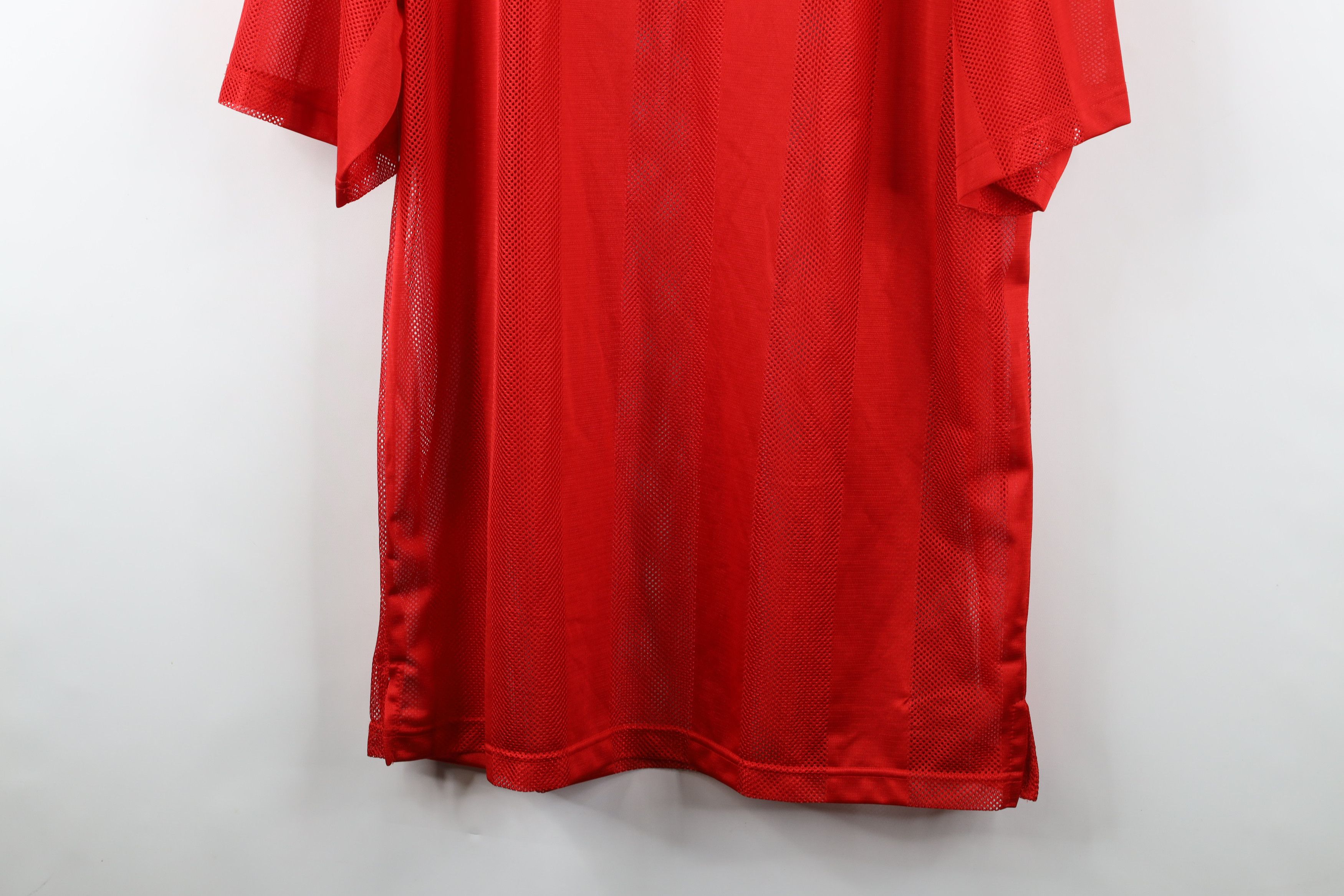 Vintage Vintage 90s Y2K Streetwear Striped Mesh Short Sleeve T-Shirt Size US L / EU 52-54 / 3 - 3 Thumbnail