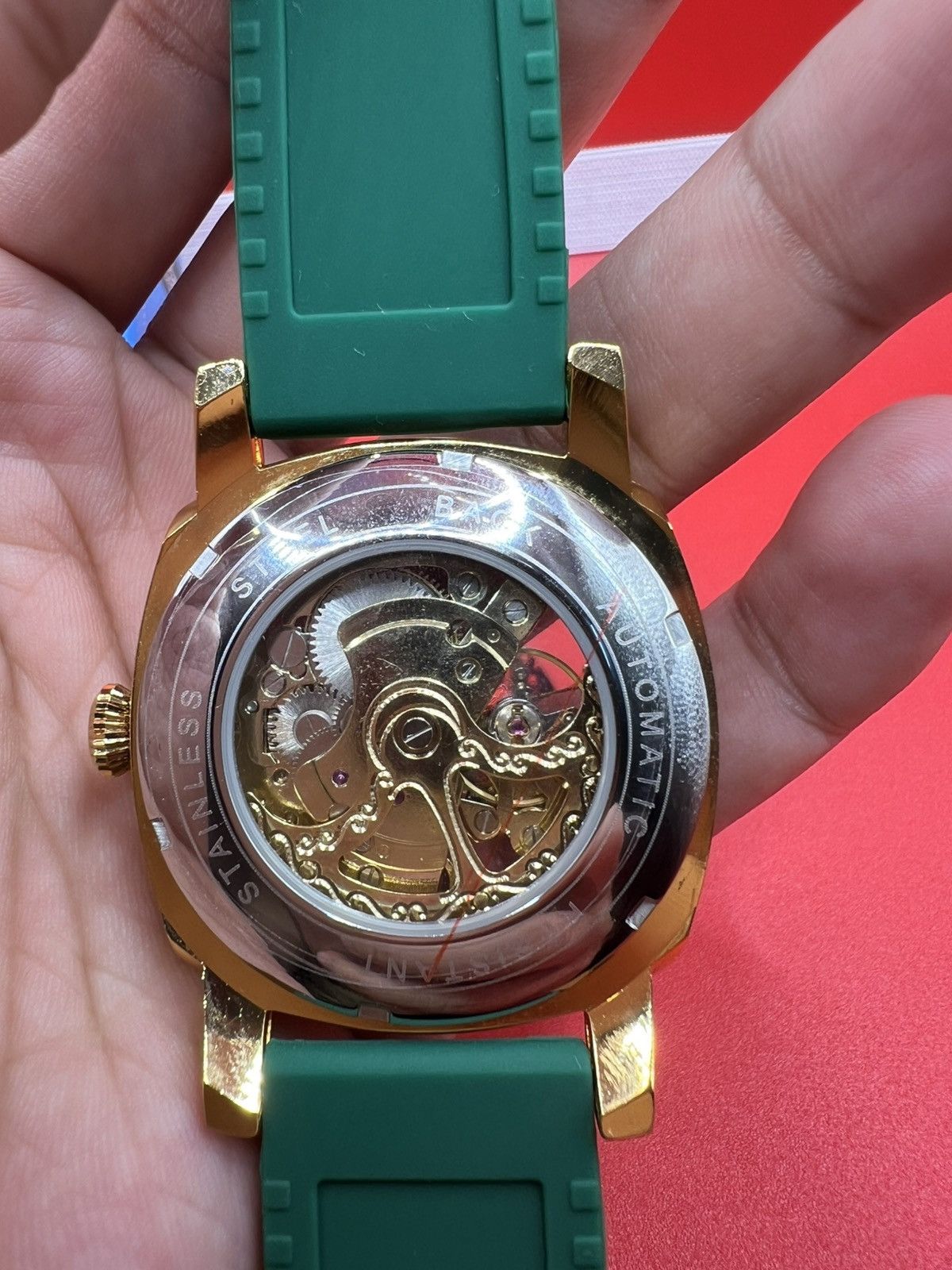 Other Mechanical Men's Watch Retro Style Skeleton Size ONE SIZE - 11 Thumbnail