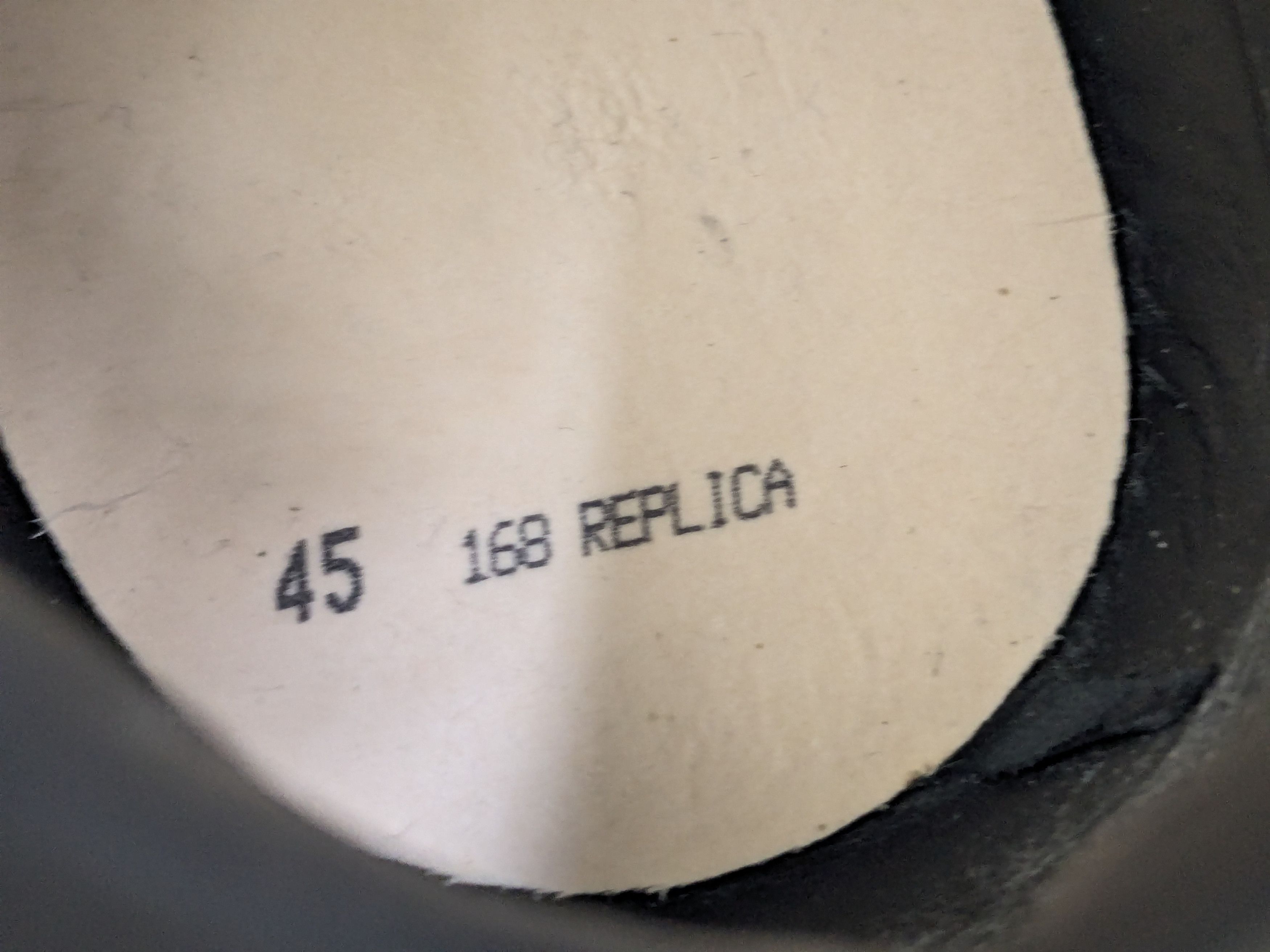 Maison Margiela Maison Margiela Replica GAT Black Paint Splatter 12 45 White Size US 12 / EU 45 - 12 Thumbnail