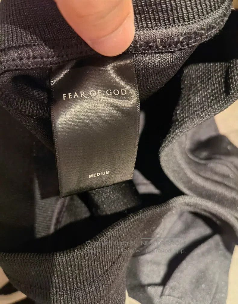 Fear of God Fear of God Season 5 main line tether white patchwork swea Size US 32 / EU 48 - 5 Thumbnail