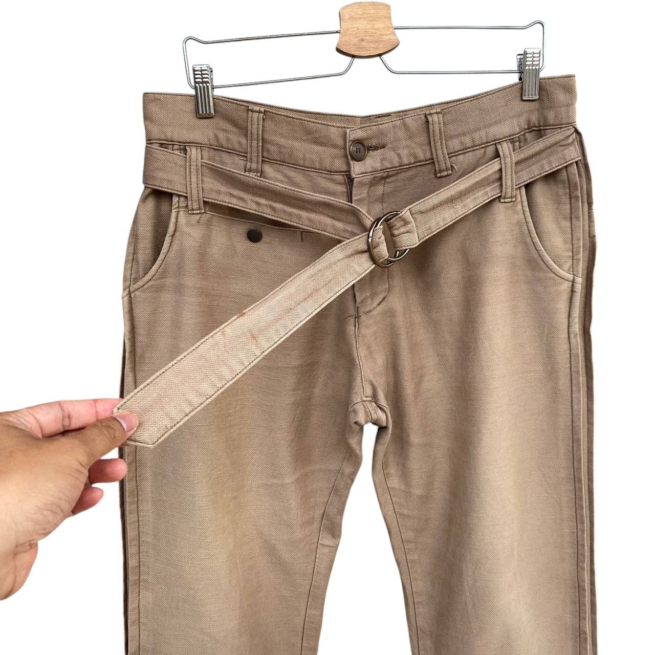 Johnbull VINTAGE JOHNBULL BELTED UTILITY CHINOS WORKWEAR MILITARY Size US 33 - 6 Thumbnail
