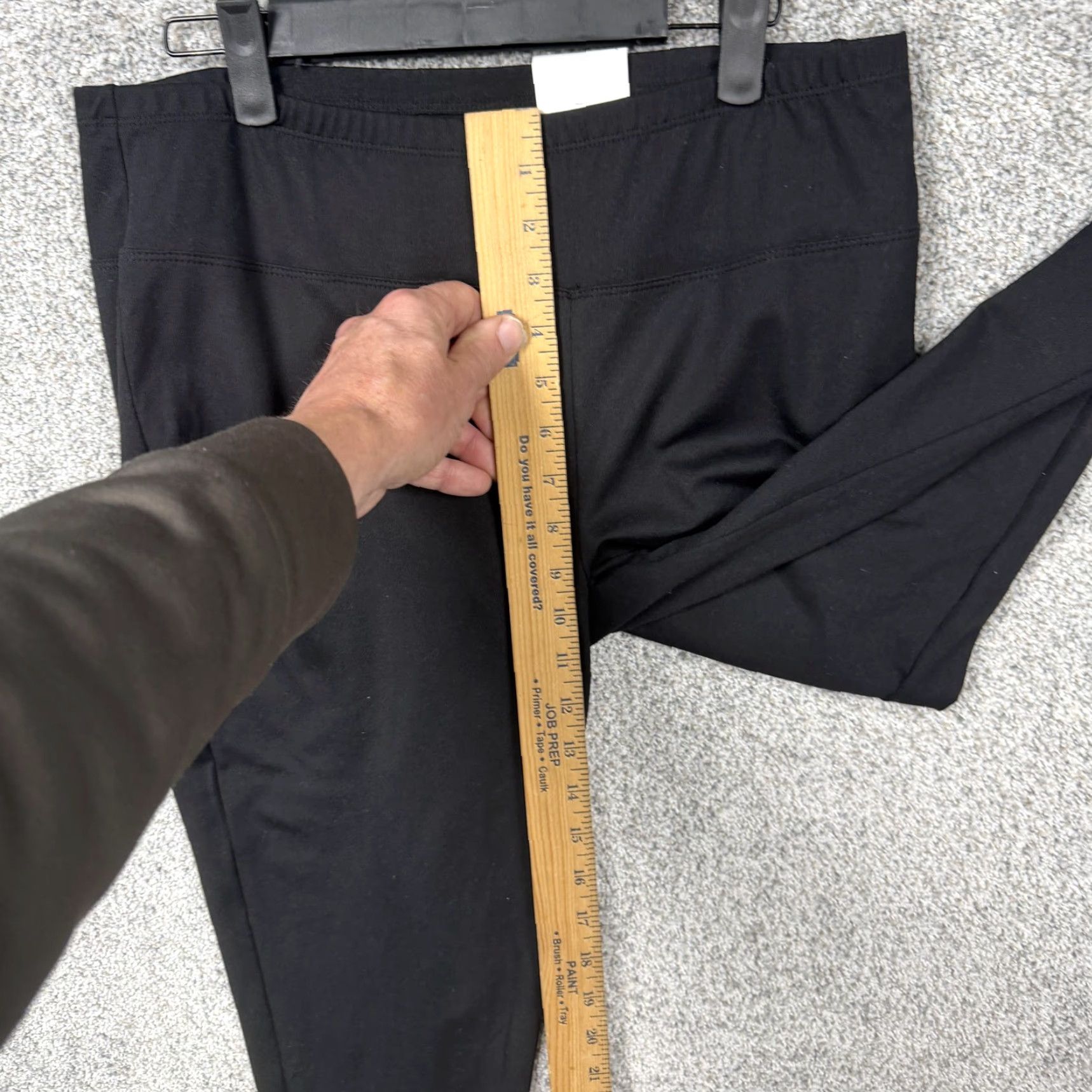 Vintage Chicos Weekends Leggings Womens 1 32x28 US 8 Black Ankle Stretch Clean NWT Shirt? Size 30" / US 8 / IT 44 - 5 Thumbnail