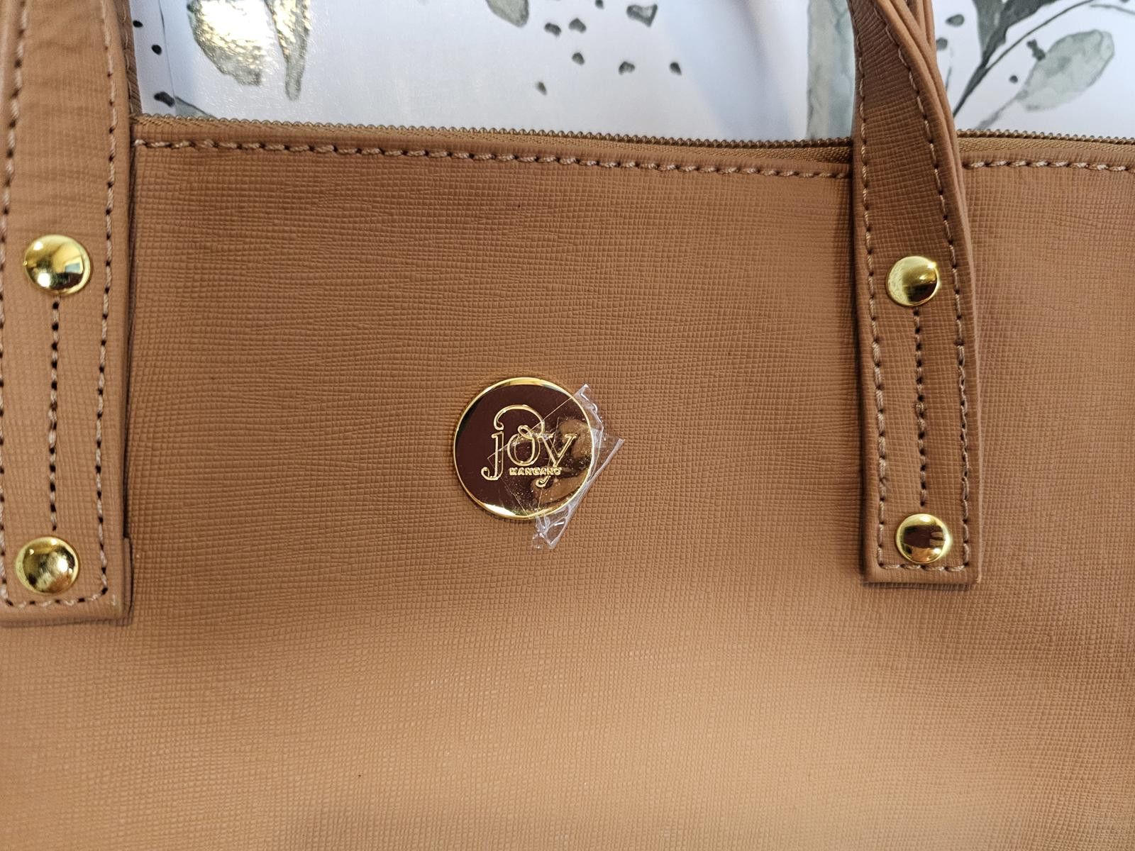 Joy Division NWOT JOY Tote Purse Tan Womens Med Size Size ONE SIZE - 2 Thumbnail