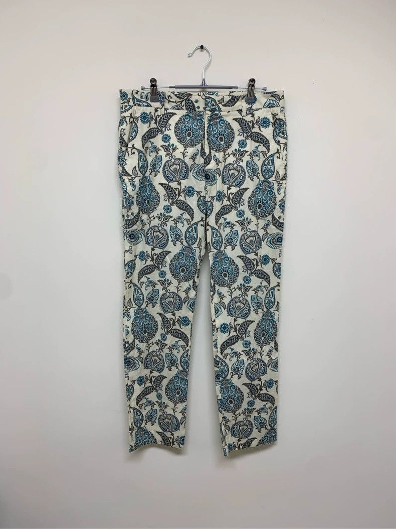 Gucci Gucci Leaf Print Long Pants Size 44 - dmc Size US 31 - 1 Thumbnail