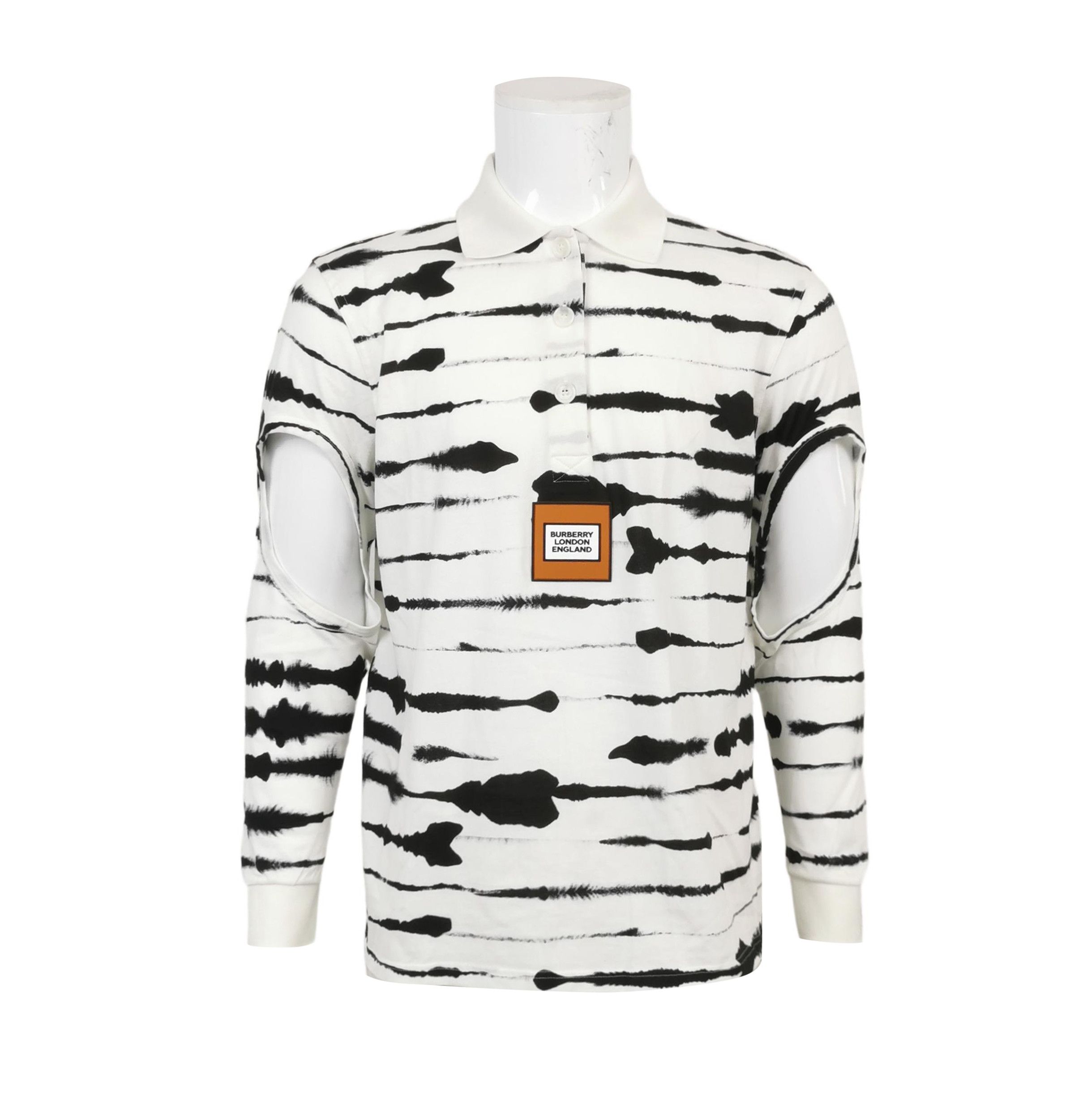 Burberry Burberry Long Sleeve Color-Block T-shirt 0079 Size US S / EU 44-46 / 1 - 1 Thumbnail