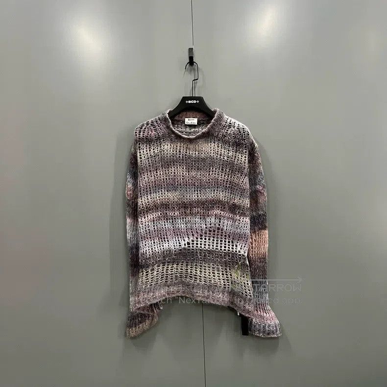 Acne Studios Acne Studios Mixed color striped sweater Size S / US 4 / IT 40 - 1 Thumbnail