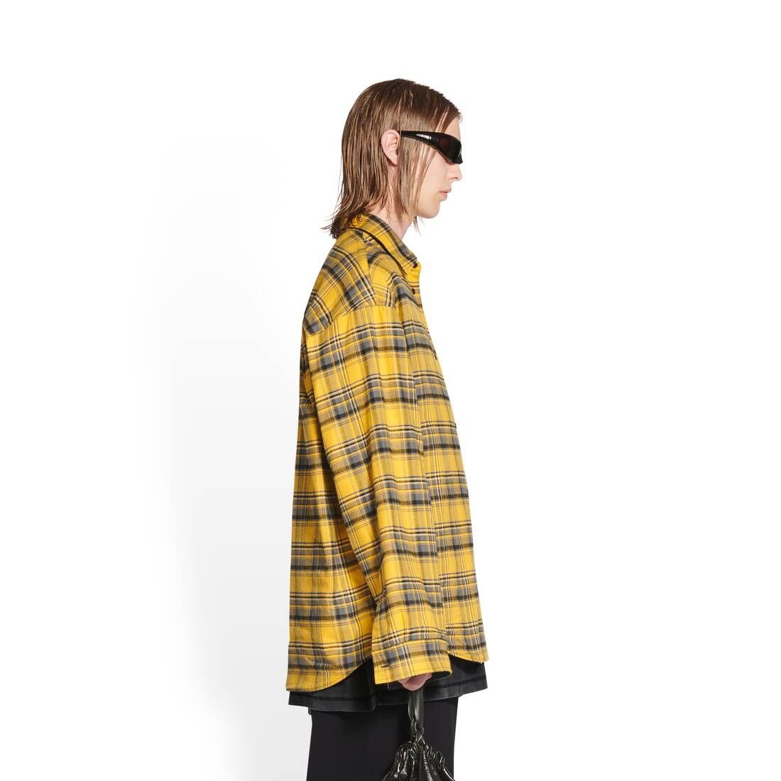 Balenciaga o1w1db10425 Reversible Shirt in Multicolor Size US M / EU 48-50 / 2 - 5 Thumbnail