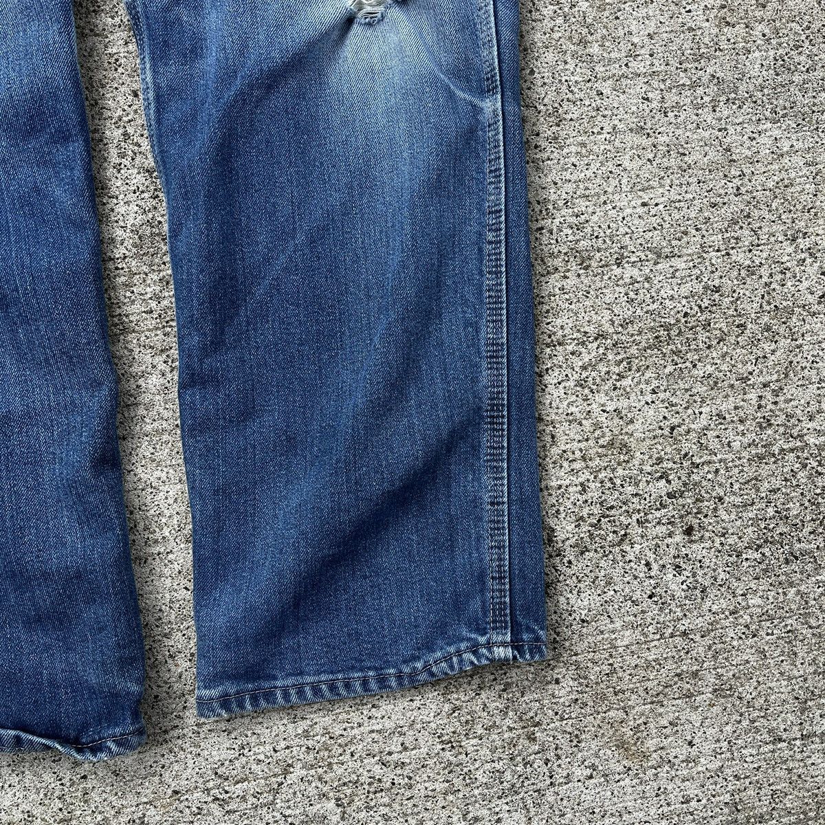 Japanese Brand Vintage Faded Distressed Jeans 38x32 90’s Y2K Size US 38 / EU 54 - 2 Thumbnail