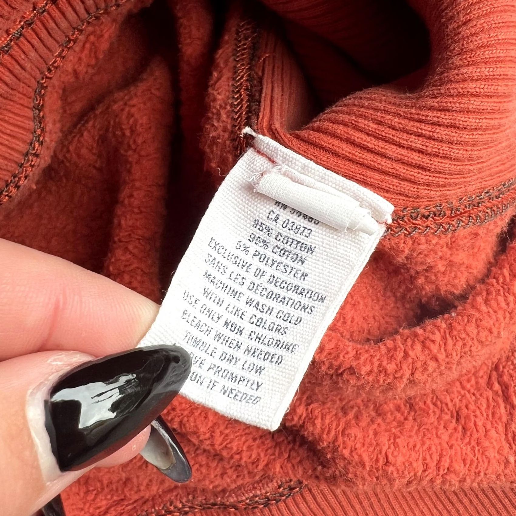 American Eagle Outfitters VINTAGE American Eagle Outfitters Hoodie Pullover Mens M Orange Graphic Print Kangaroo Pocket Embroidered Logo 01977 Size US M / EU 48-50 / 2 - 3 Thumbnail