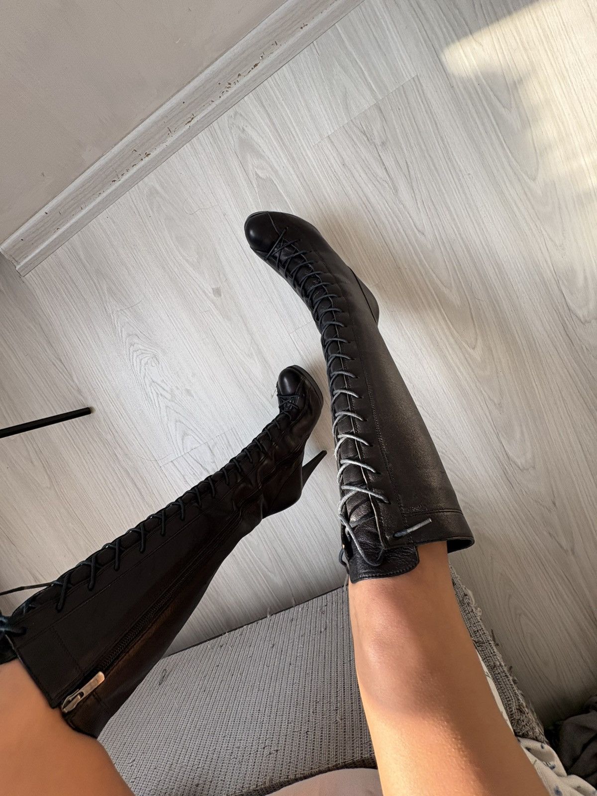 Vintage y2k leather boots Size US 9.5 / IT 39.5 - 3 Thumbnail