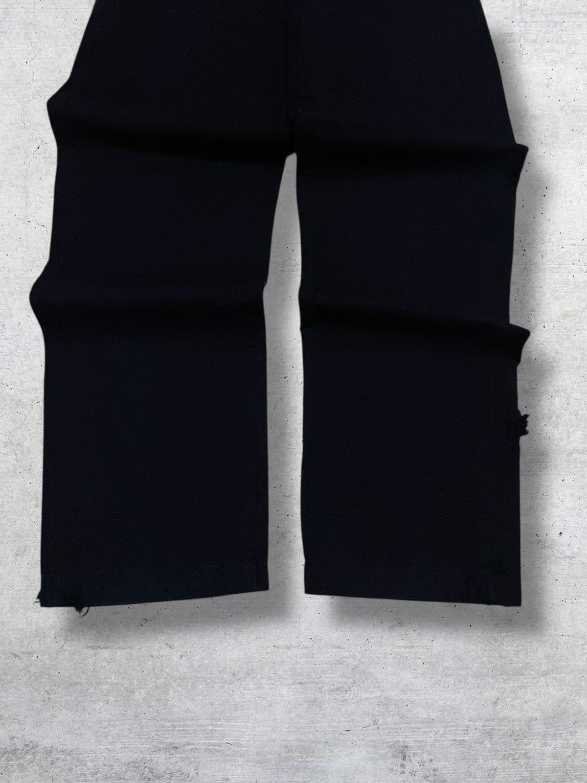 Yohji Yamamoto VINTAGE YOHJI YAMAMOTO JAPAN DESIGNER 90S DISTRESSED PANT Size US 29 - 3 Thumbnail