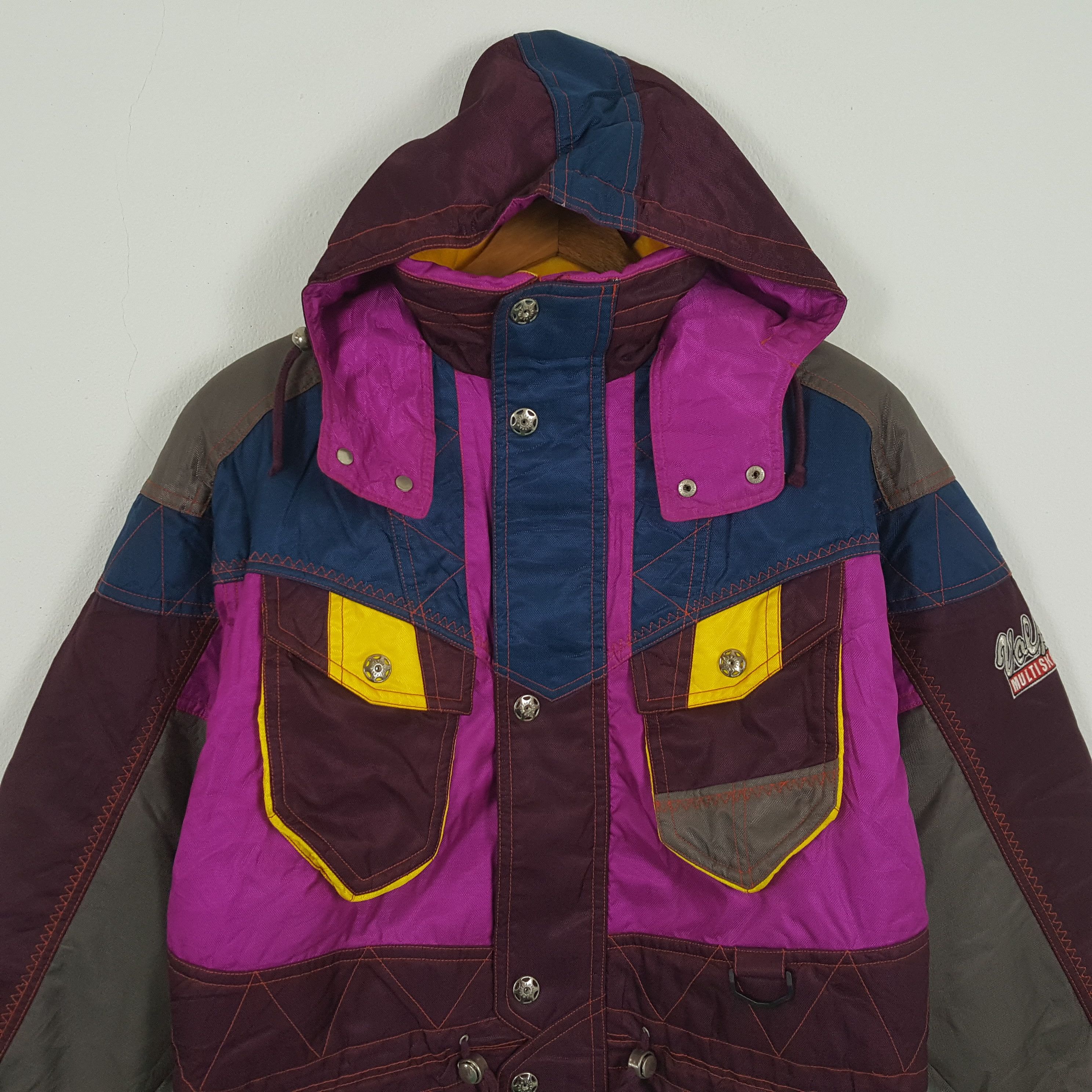 Vintage Vintage VOLPHA MULTISKI WEAR Sportswear Multicolour Jacket Size US XXL / EU 58 / 5 - 2 Thumbnail