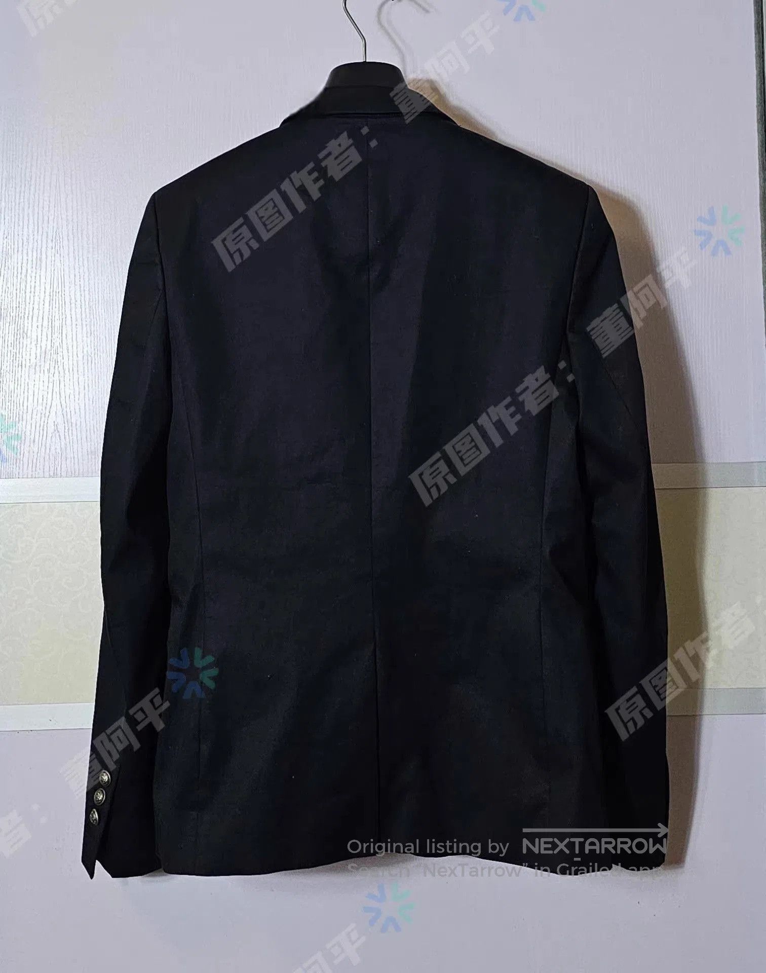 Balmain Double-Breasted Black Blazer. Size US M / EU 48-50 / 2 - 3 Thumbnail