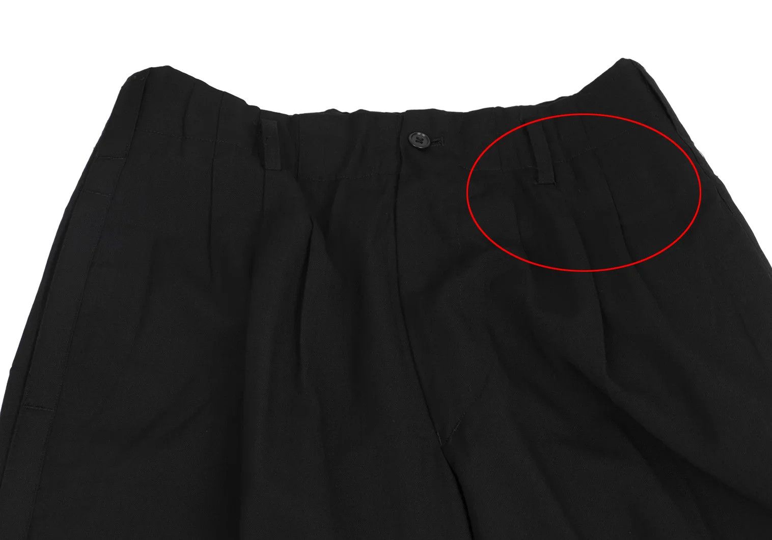 Yohji Yamamoto Yohji Yamamoto Wool Gabardine Tuck Pants Size US 30 / EU 46 - 3 Thumbnail