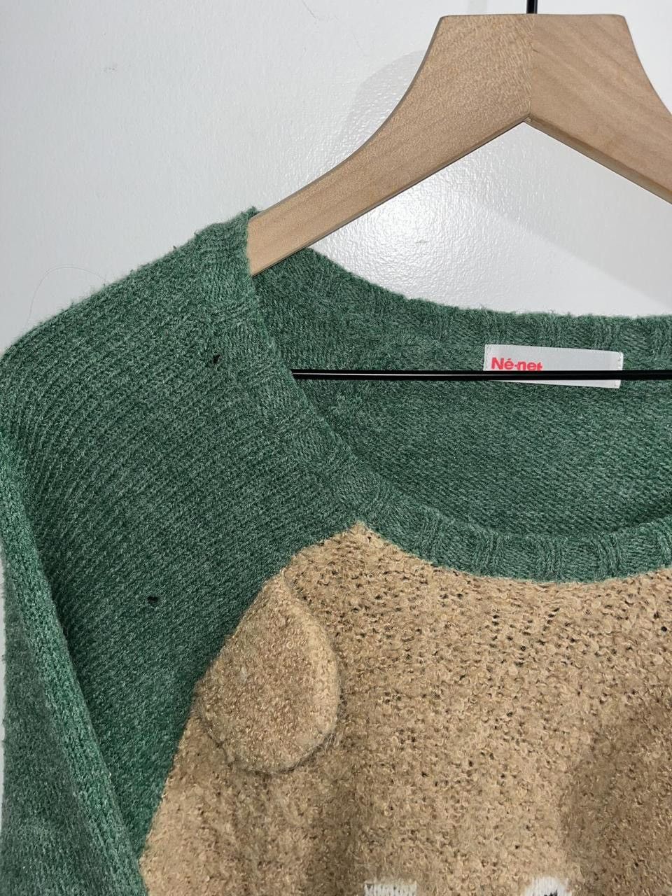 Ne-Net Teddy Bear Knit Sweater Size 2 Size US S / EU 44-46 / 1 - 3 Thumbnail