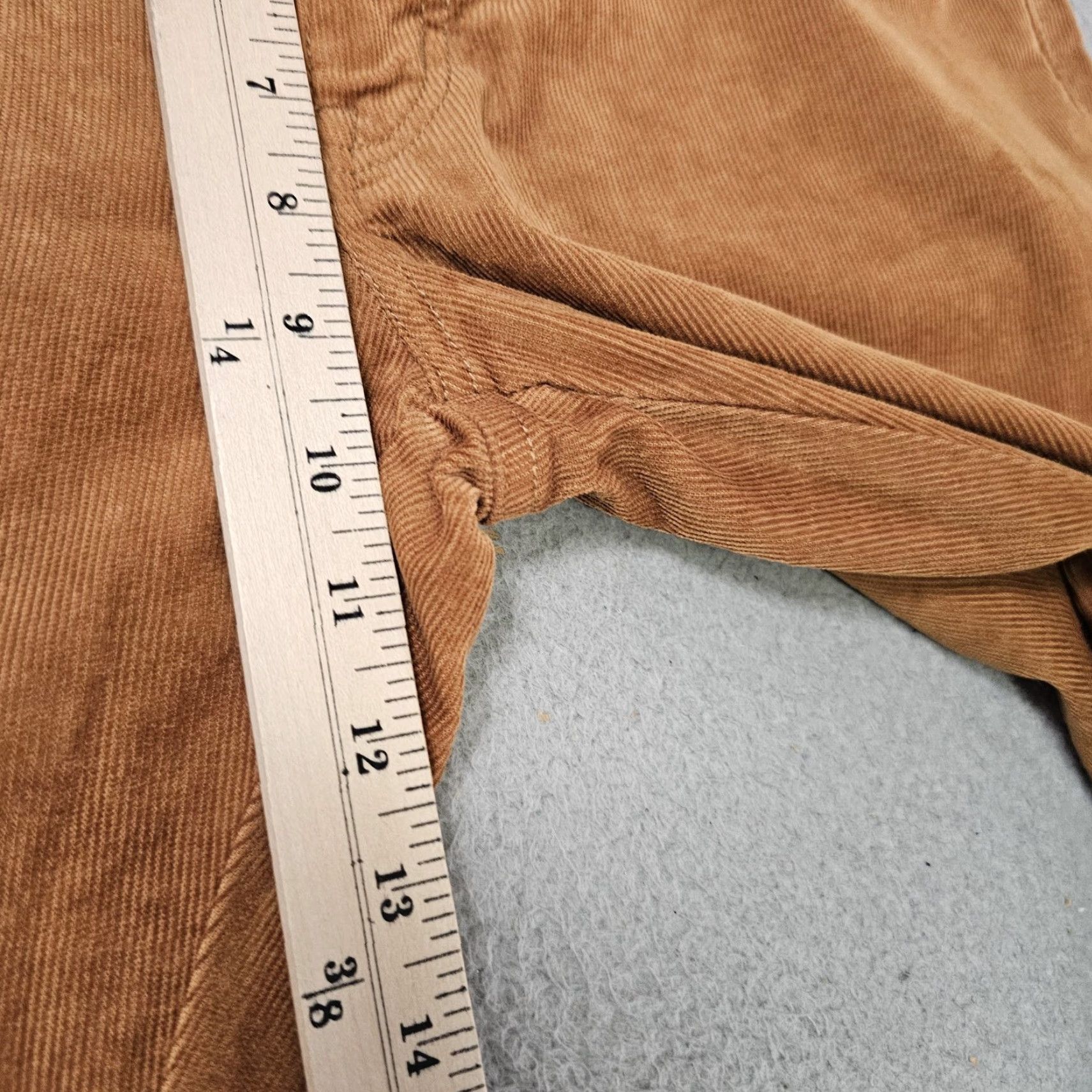 Peter Millar Peter Millar Crown Crafted Corduroy Pants Mens 32x34 Brown Cotton Modal Spandex Straight Flat Front Zip Pockets Logo MF23B29 Size US 32 / EU 48 - 7 Thumbnail