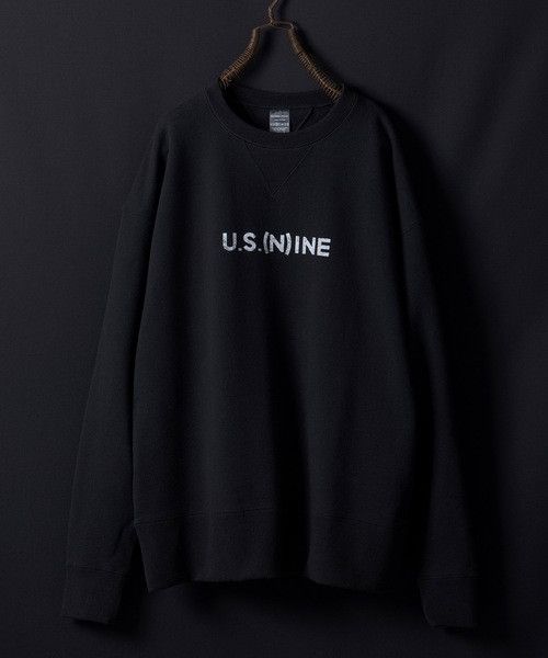 Number (N)ine US(N)INE VINTAGE GAZETTE PULLOVER SWEATSHIRT Black 4