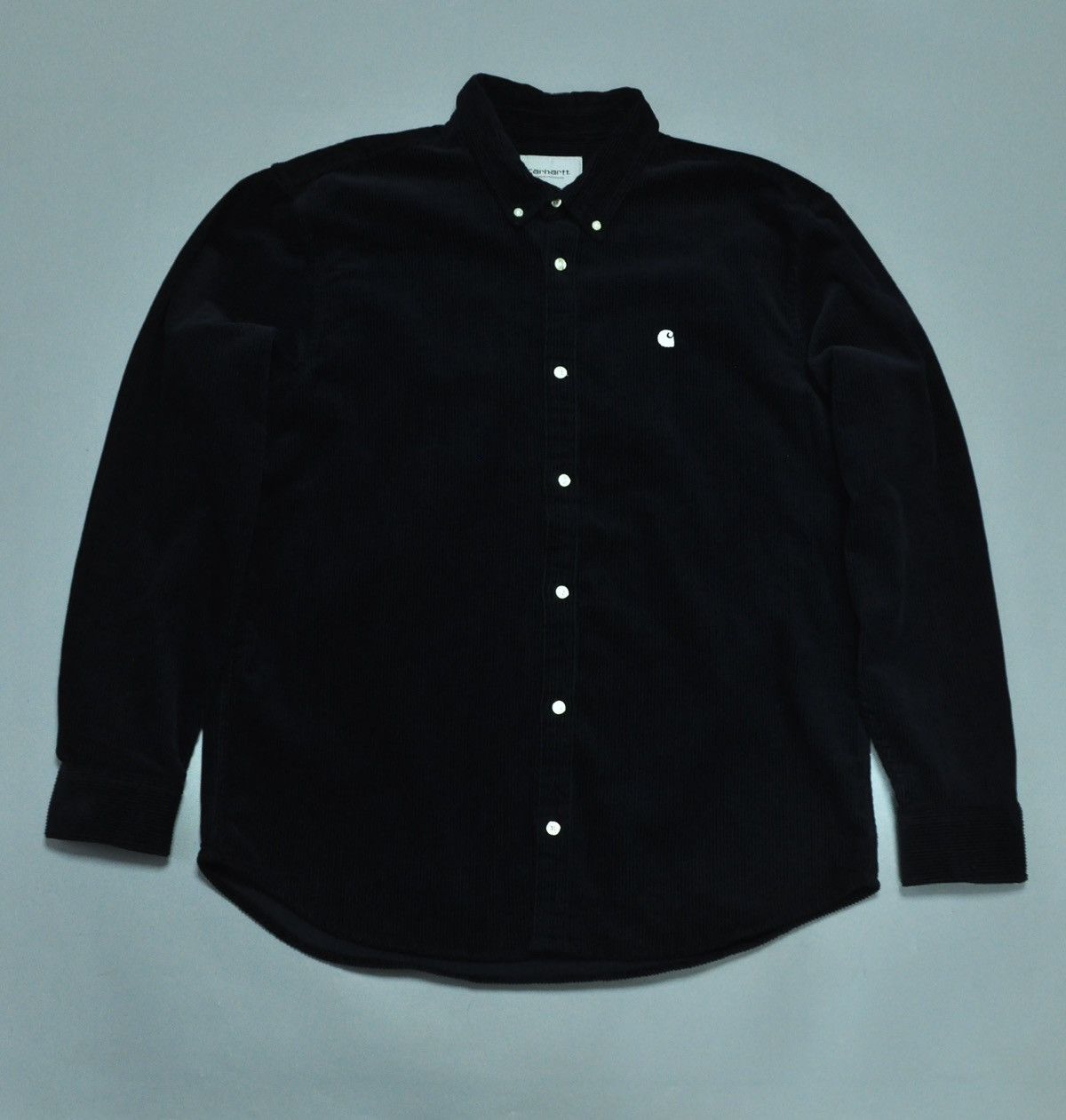 Carhartt × Carhartt Wip Carhartt Corduroy Button Ups Black Shirt Cord Size US XL / EU 56 / 4 - 1 Thumbnail