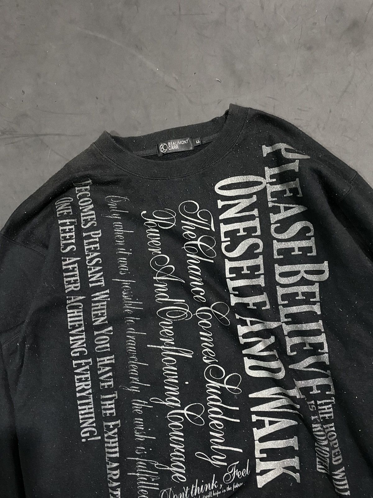 If Six Was Nine 💸BINDINGOFFER💸Poem Sweatshirt Japanese Tribal Lgb Ifsix Size US L / EU 52-54 / 3 - 2 Thumbnail