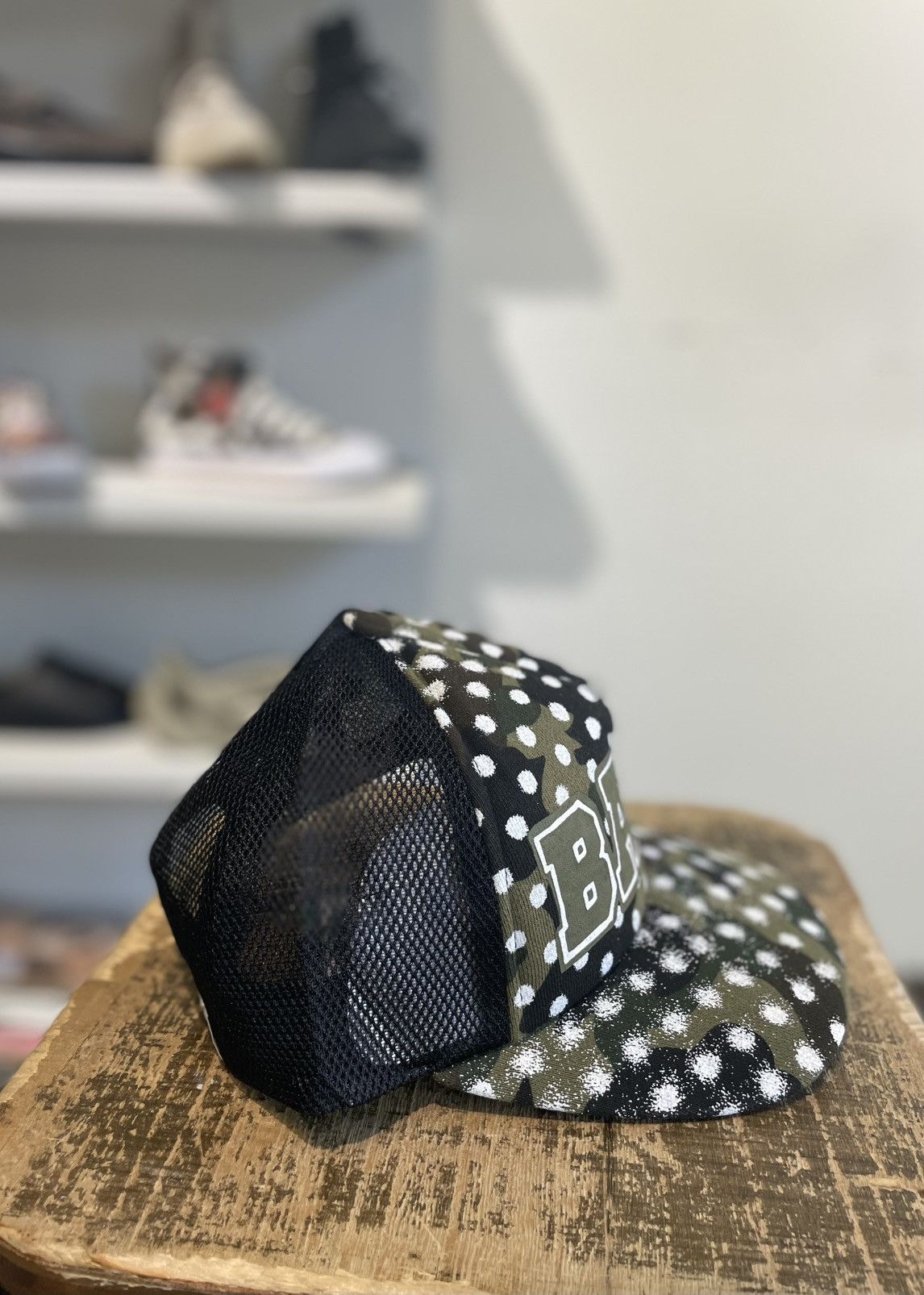 Bape BAPE x Joshua Vides Green Mesh Cap Size ONE SIZE - 4 Thumbnail