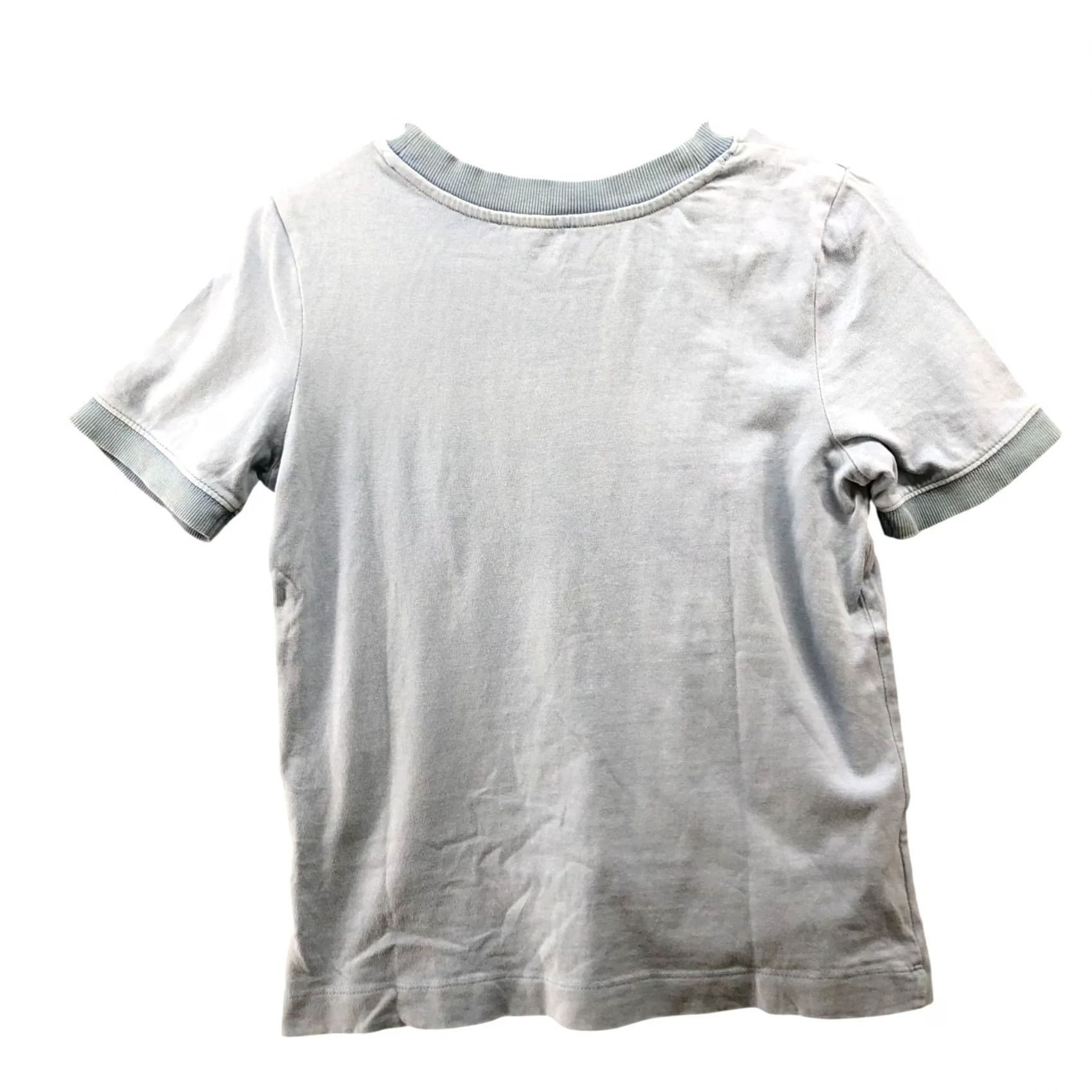 Zara Zara Short Sleeve T Shirt Womens S Light Blue Crewneck Cropped Cotton Crew Neck Ladies Shirt Blue Cropped Cotton Size S / US 4 / IT 40 - 2 Thumbnail