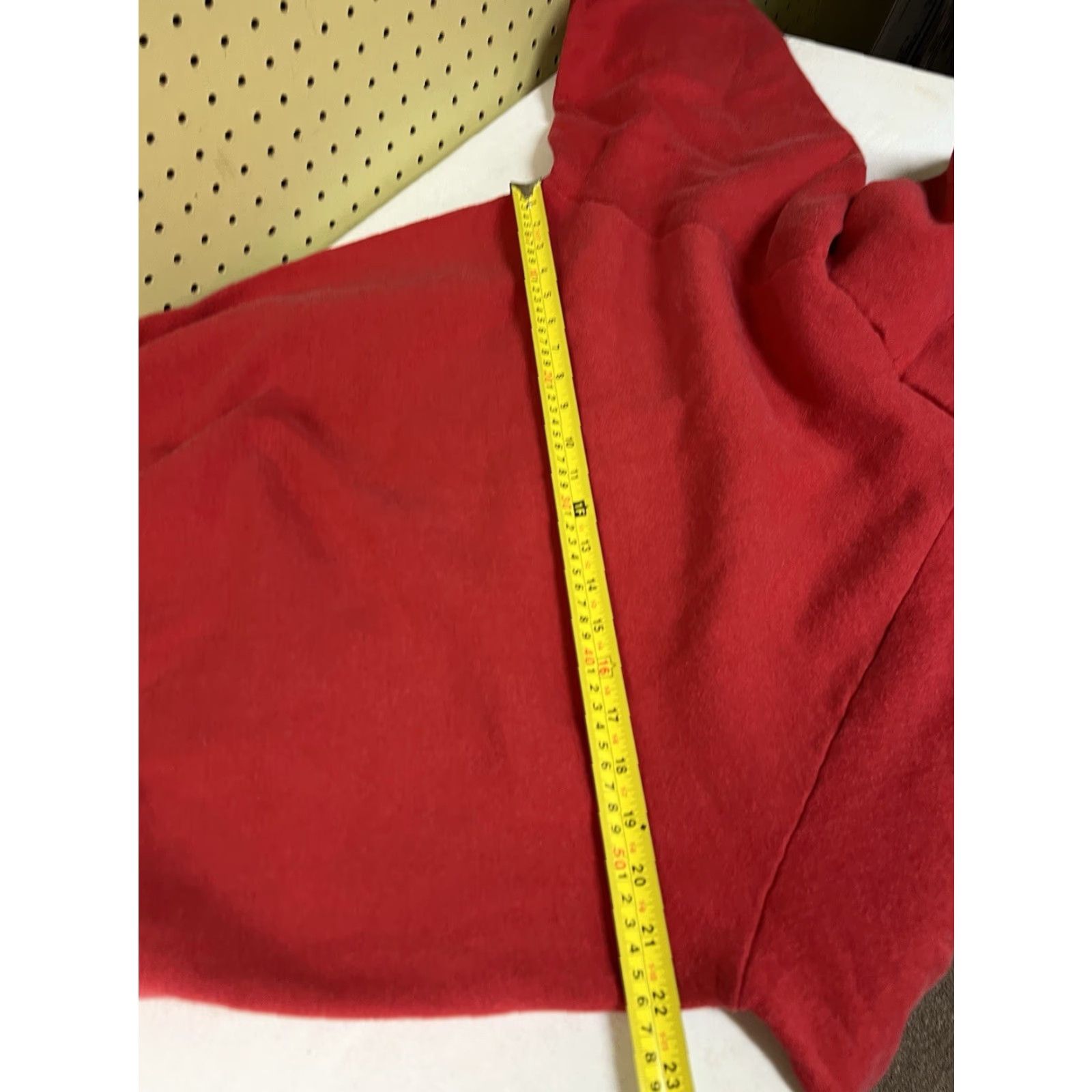 Fruit Of The Loom VINTAGE Fruit of the Loom Hoodie XL Red Pullover Y2K Sweatshirt USA Made Size US XL / EU 56 / 4 - 7 Thumbnail