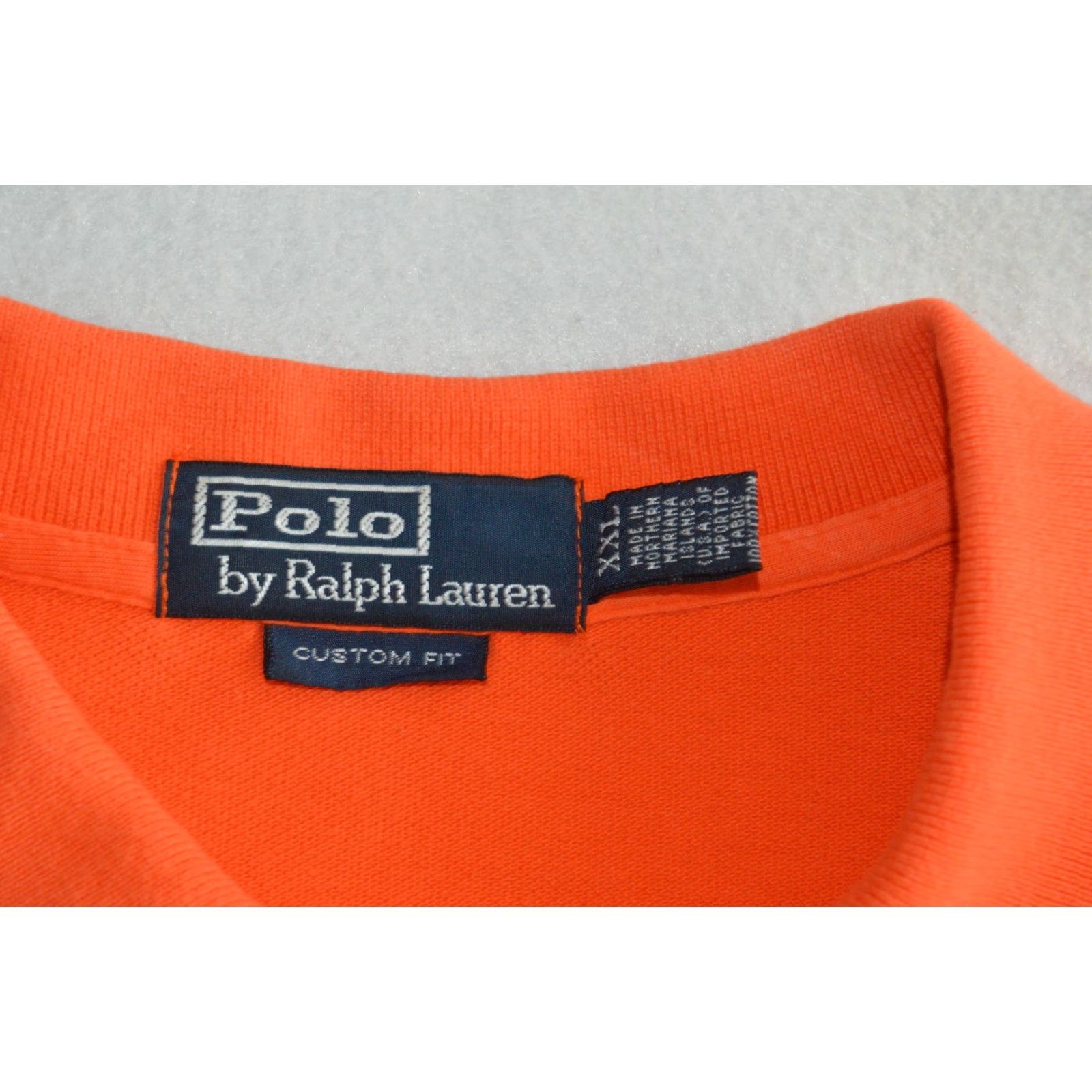 Polo Ralph Lauren VTG Polo Ralph Lauren Shirt MENS XXL Orange Polo SS Custom Fit Short Sleeve Cotton Knit Embroidered Pony Logo Classic Valued Brand Clothing Size US XXL / EU 58 / 5 - 4 Thumbnail