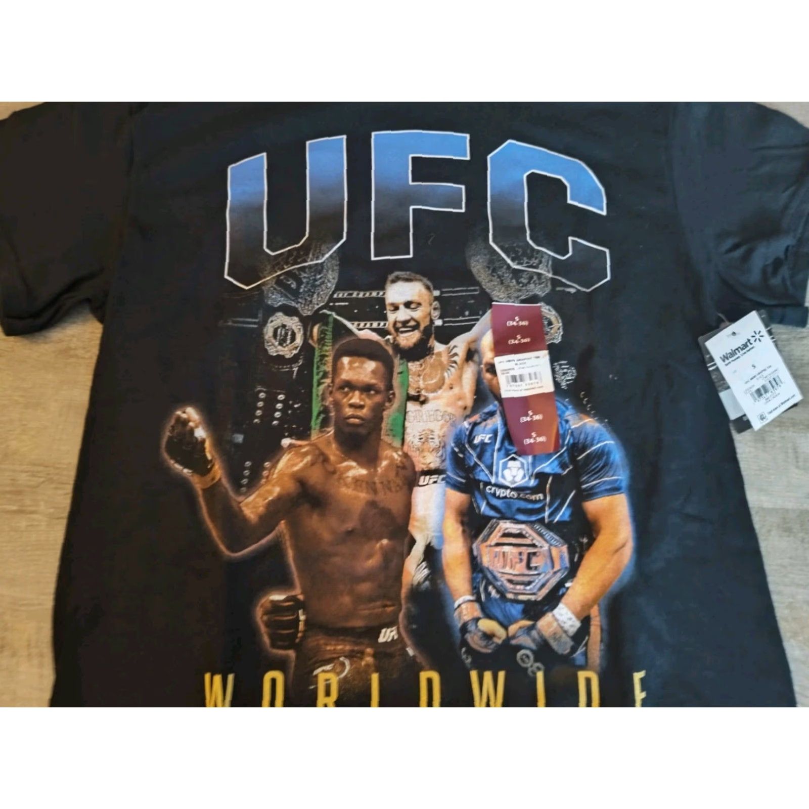 UFC UFC T-Shirt Crew Neck Short Sleeve Black Size S Men Graphic Print UFC Top Fighters Jon Jones Connor McGregor Israel Adesanya 2020s Sports Mens Size US S / EU 44-46 / 1 - 3 Thumbnail