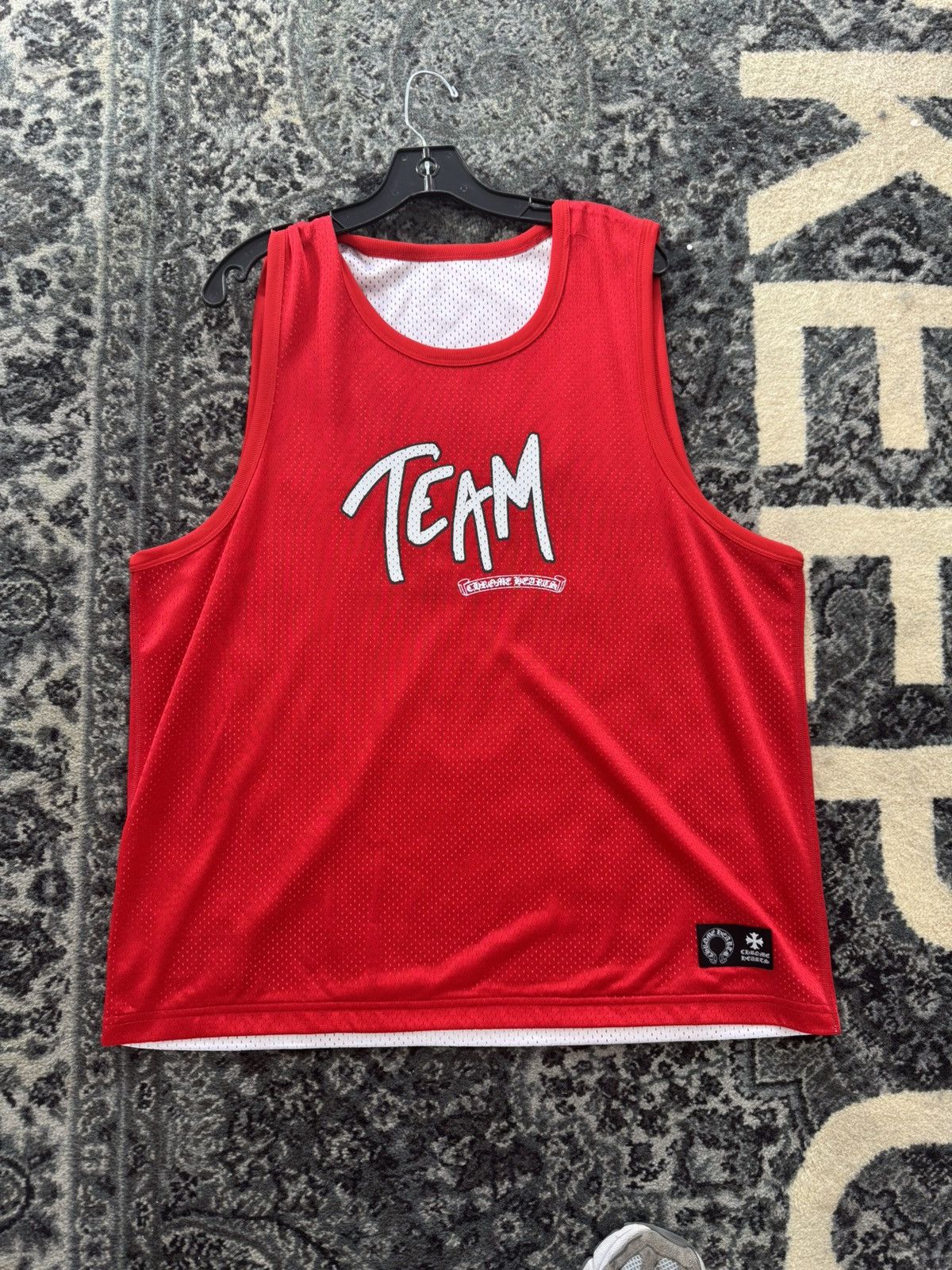 Chrome Hearts Chrome hearts matty boy Form Reversible Warmup Jersey Red Size US L / EU 52-54 / 3 - 1 Thumbnail