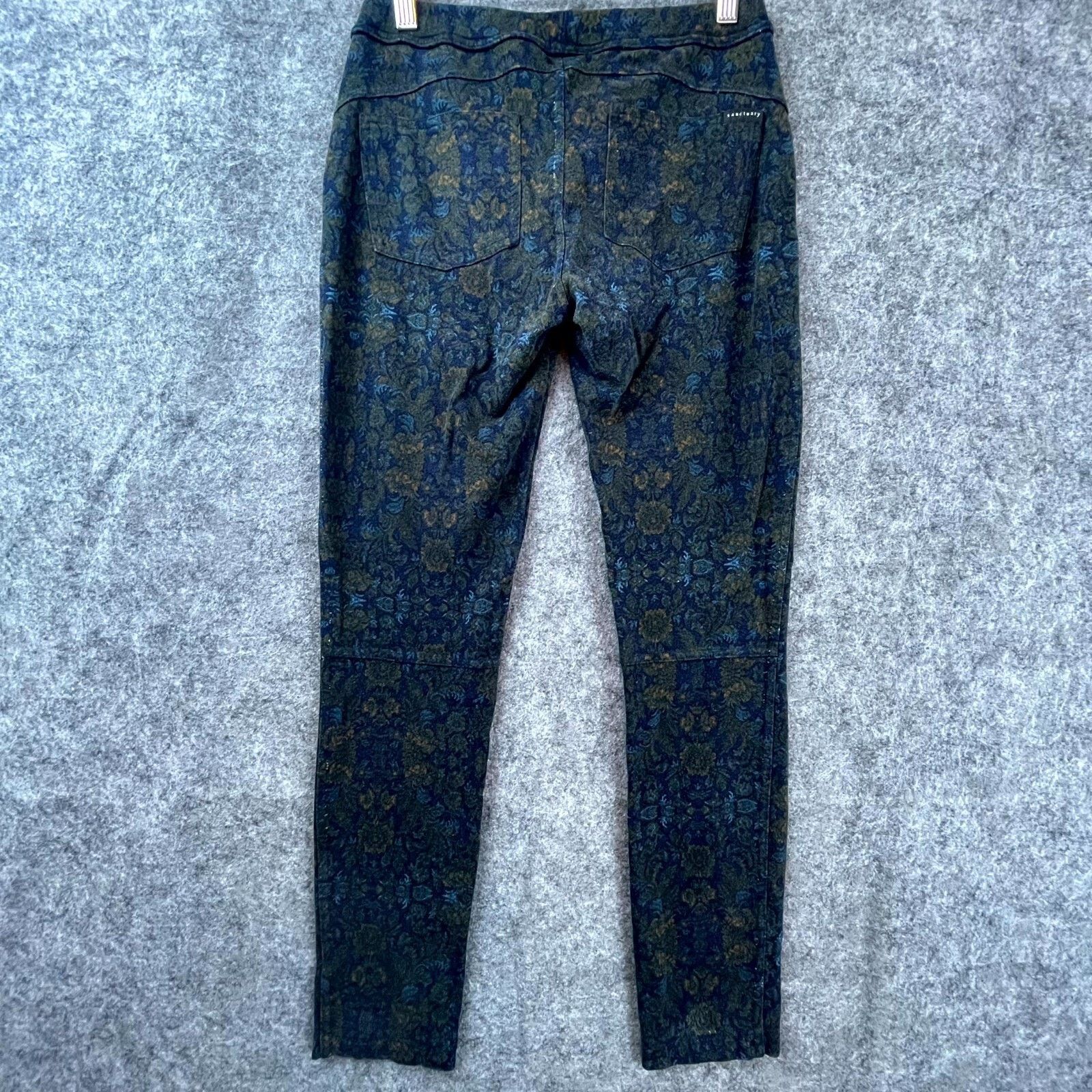 Sanctuary Sanctuary Leggings Womens Small Blue Elastic Stretch Pants Size 26" / US 2 / IT 38 - 2 Thumbnail