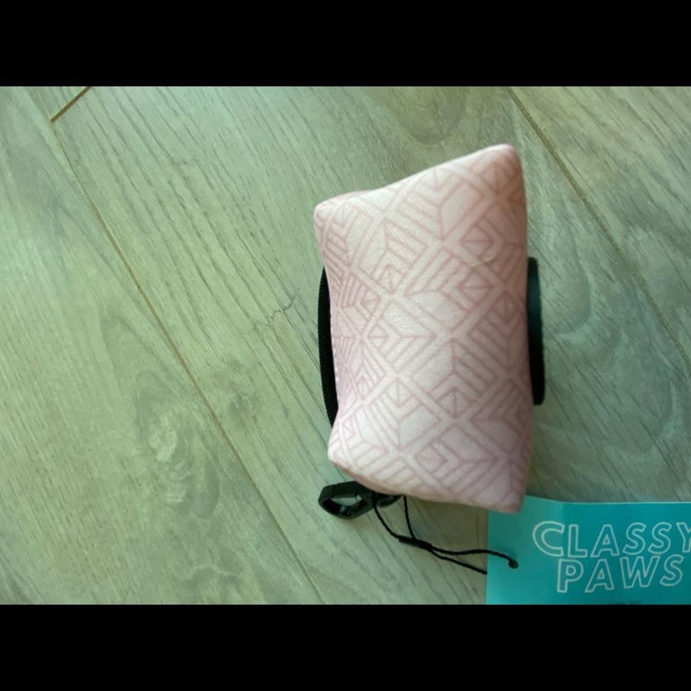 Designer Classy Paws Pink Patterned Dog Poop Bag Size ONE SIZE - 3 Thumbnail