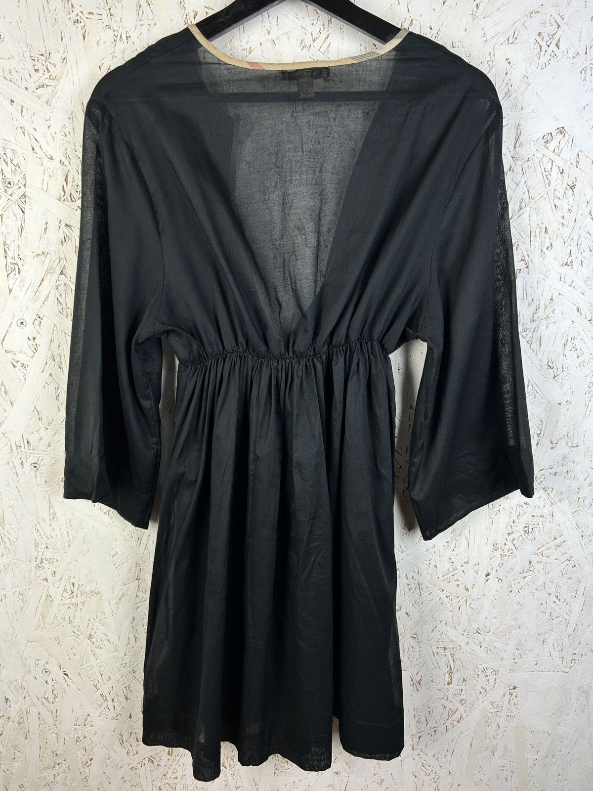 Burberry Burberry Brit Lightweight Dress Blouse Tunic In Black Size L / US 10 / IT 46 - 4 Thumbnail