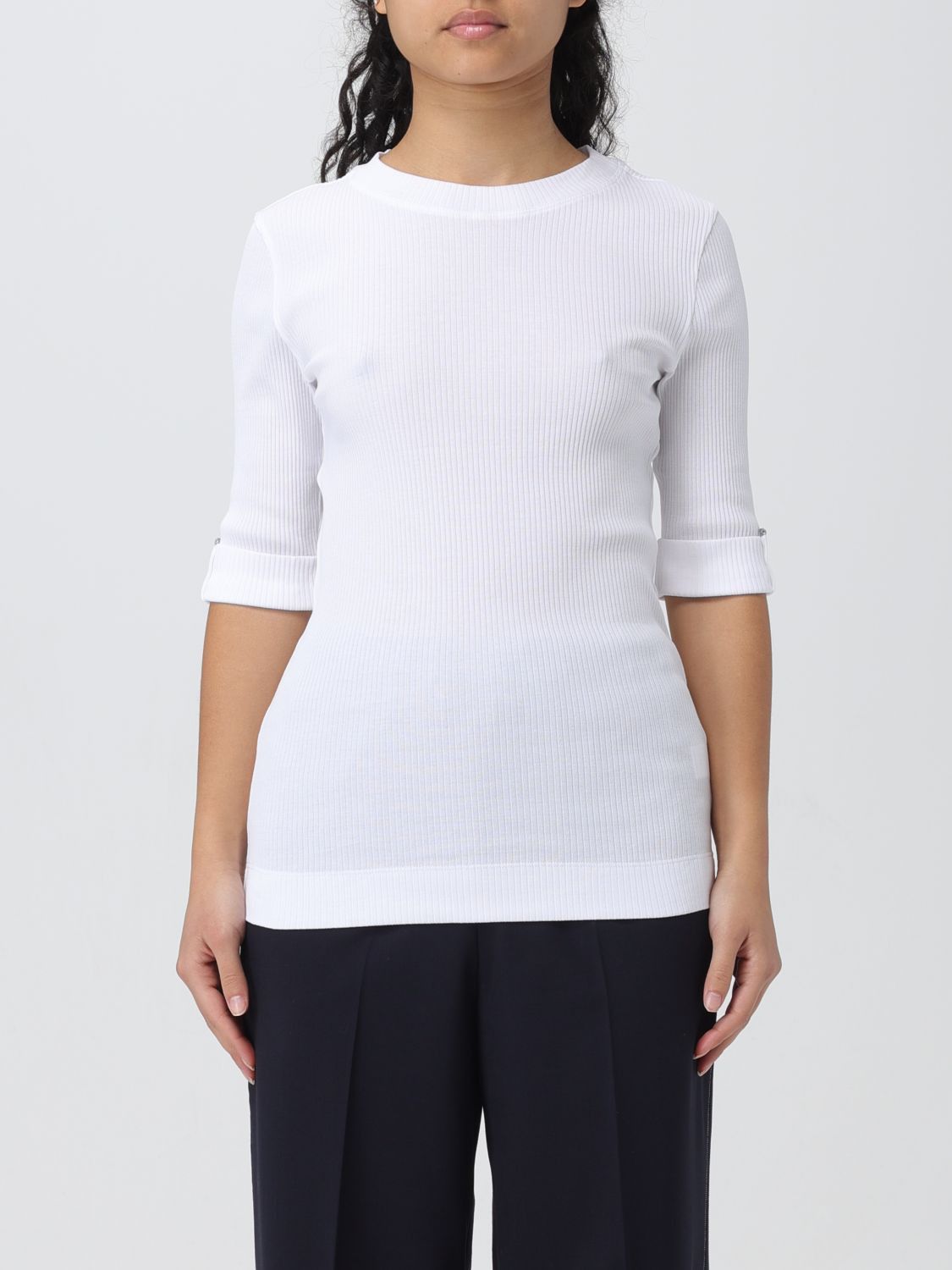 image of Brunello Cucinelli Shirt Woman White, Women's (Size Medium)