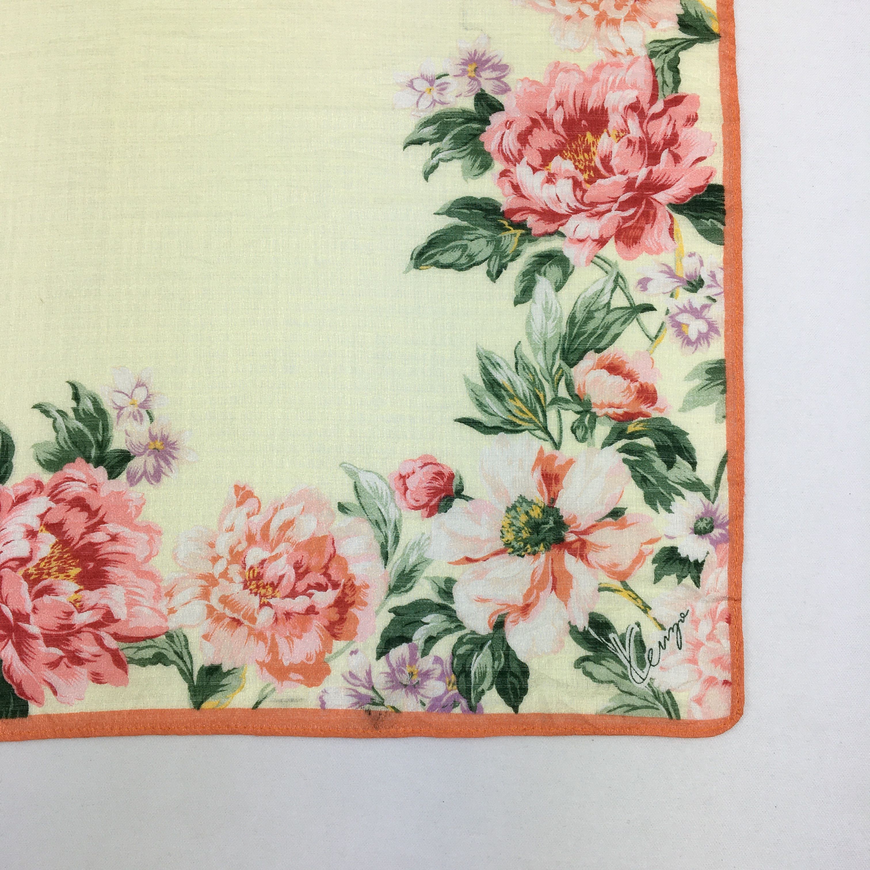 Kenzo Vintage Kenzo Handkerchief Neckerchief Bandana - AC72961 Size ONE SIZE - 3 Thumbnail