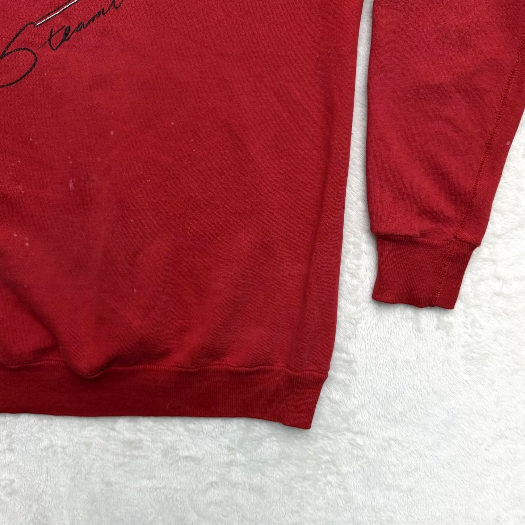 Vintage VINTAGE Steamboat Ski Sweatshirt Mens Medium Red Graphic Fleece Raglan Pullover Size US M / EU 48-50 / 2 - 5 Thumbnail