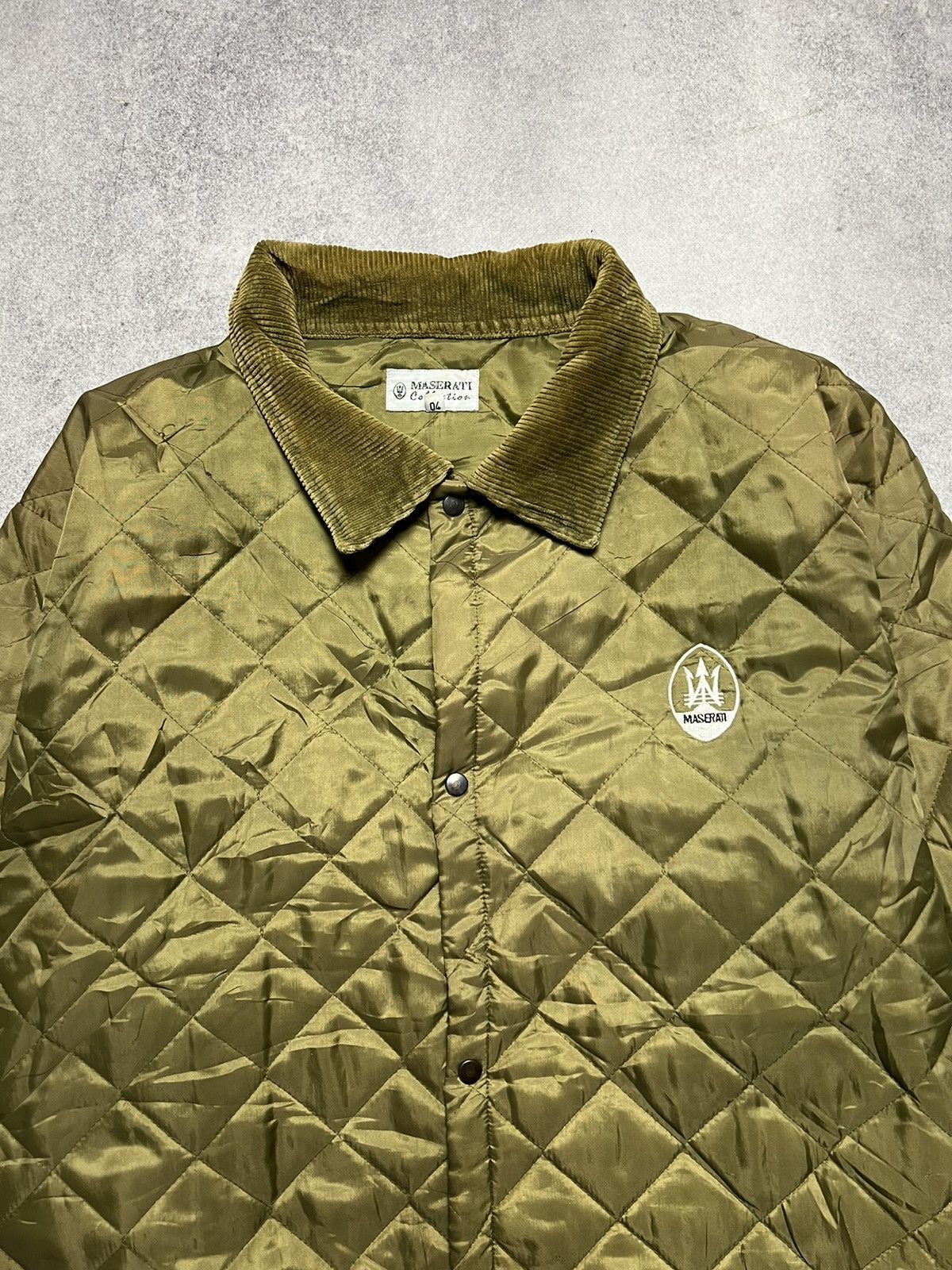 Maserati Vintage Maserati Liddesdale Quilted Barbour Style Jacket Size US XL / EU 56 / 4 - 4 Thumbnail