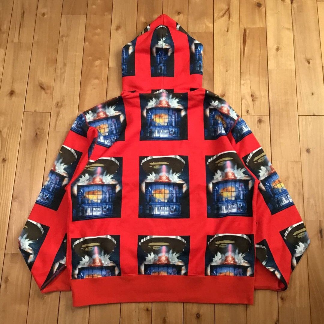 Bape BAPE INVASION logo pullover hoodie a bathing ape Size US L / EU 52-54 / 3 - 2 Thumbnail