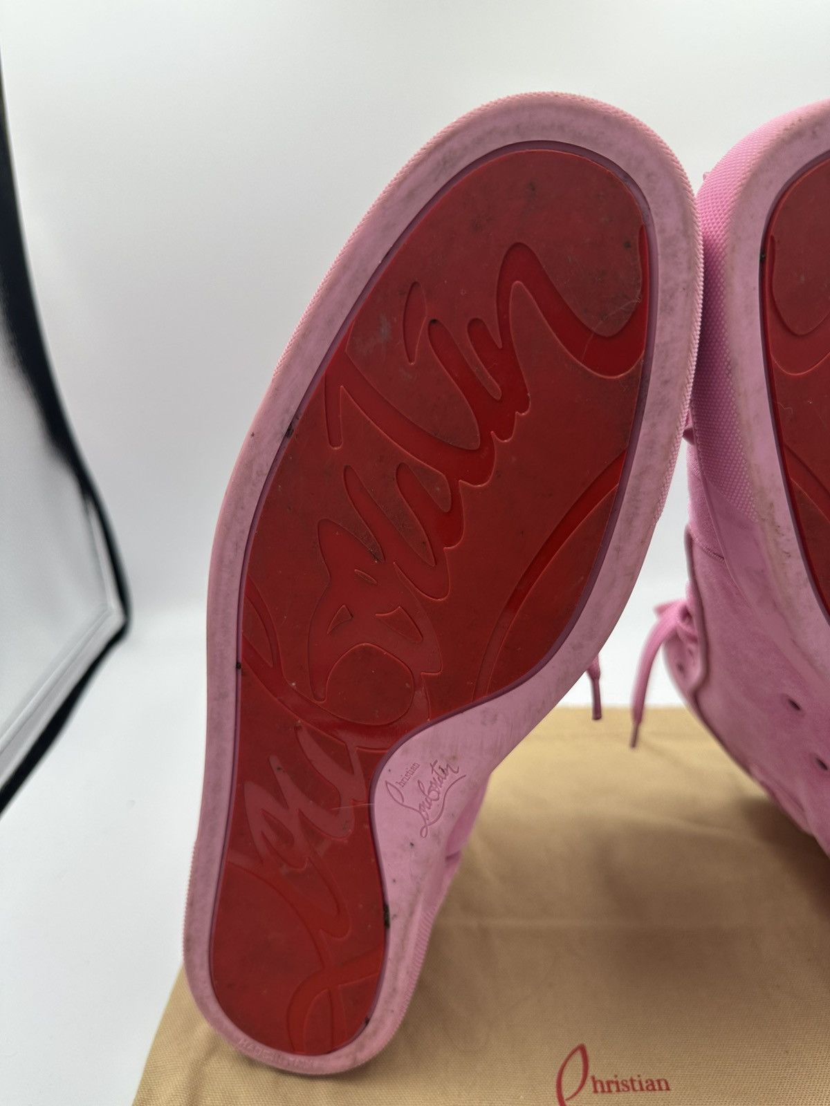 Christian Louboutin Christian Louboutin High Top Sneakers Size US 13 / EU 46 - 14 Thumbnail