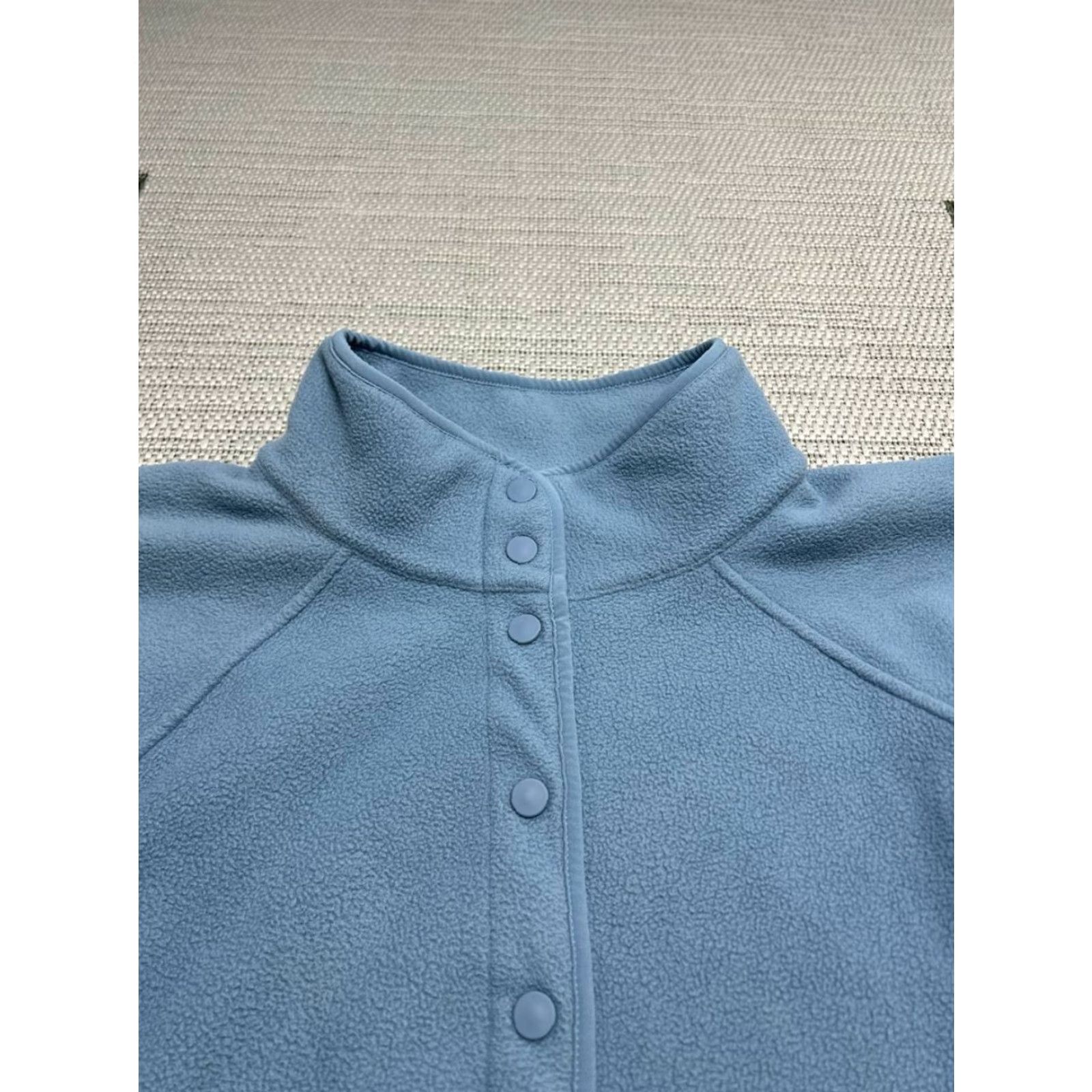Outdoor Voices Outdoor Voices RecFleece Snap Jacket Womens 2XL Blue Size XXL / US 16-18 / IT 52-54 - 3 Thumbnail